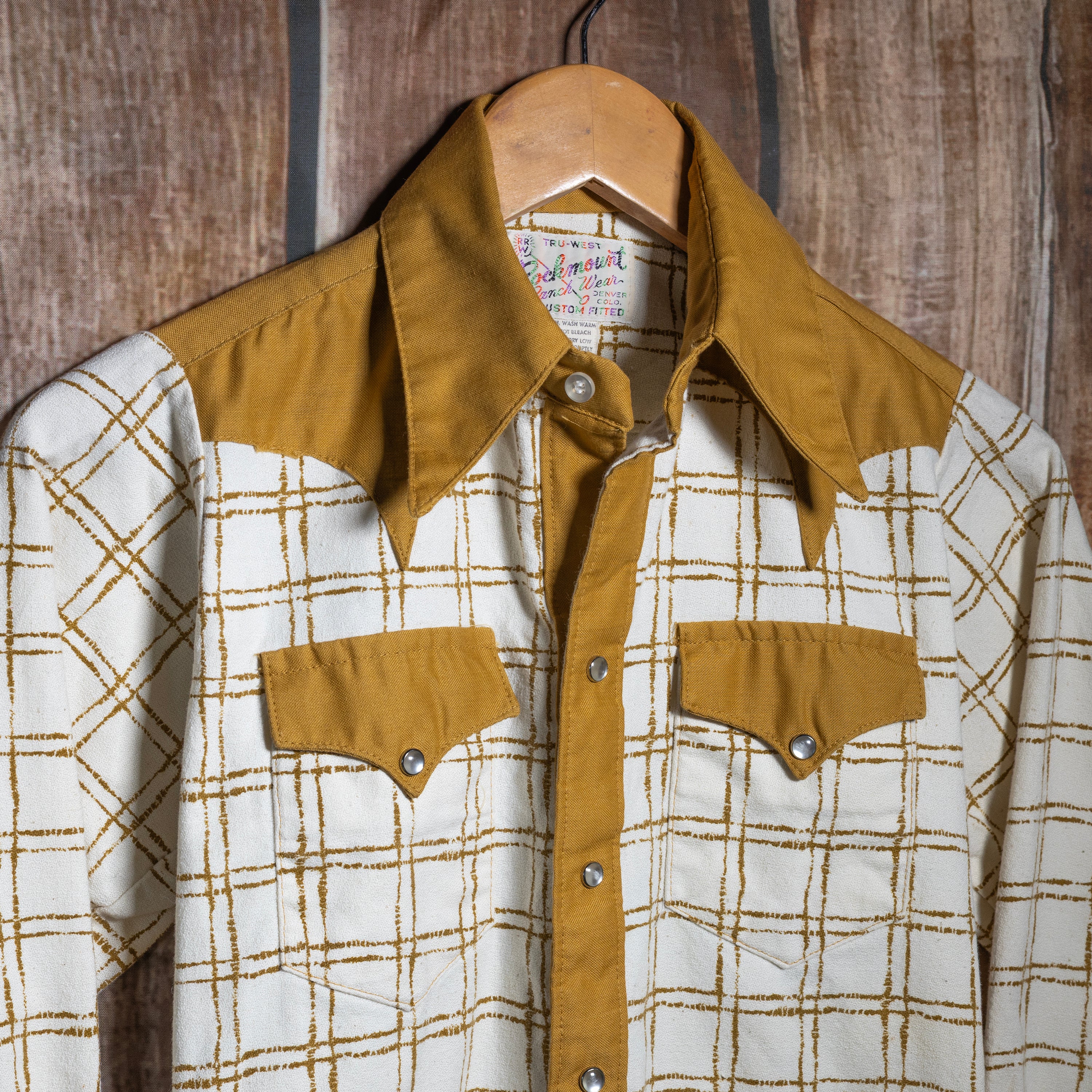 Vintage Rockmount Ranch Wear Boys Size 12 Western Shirt