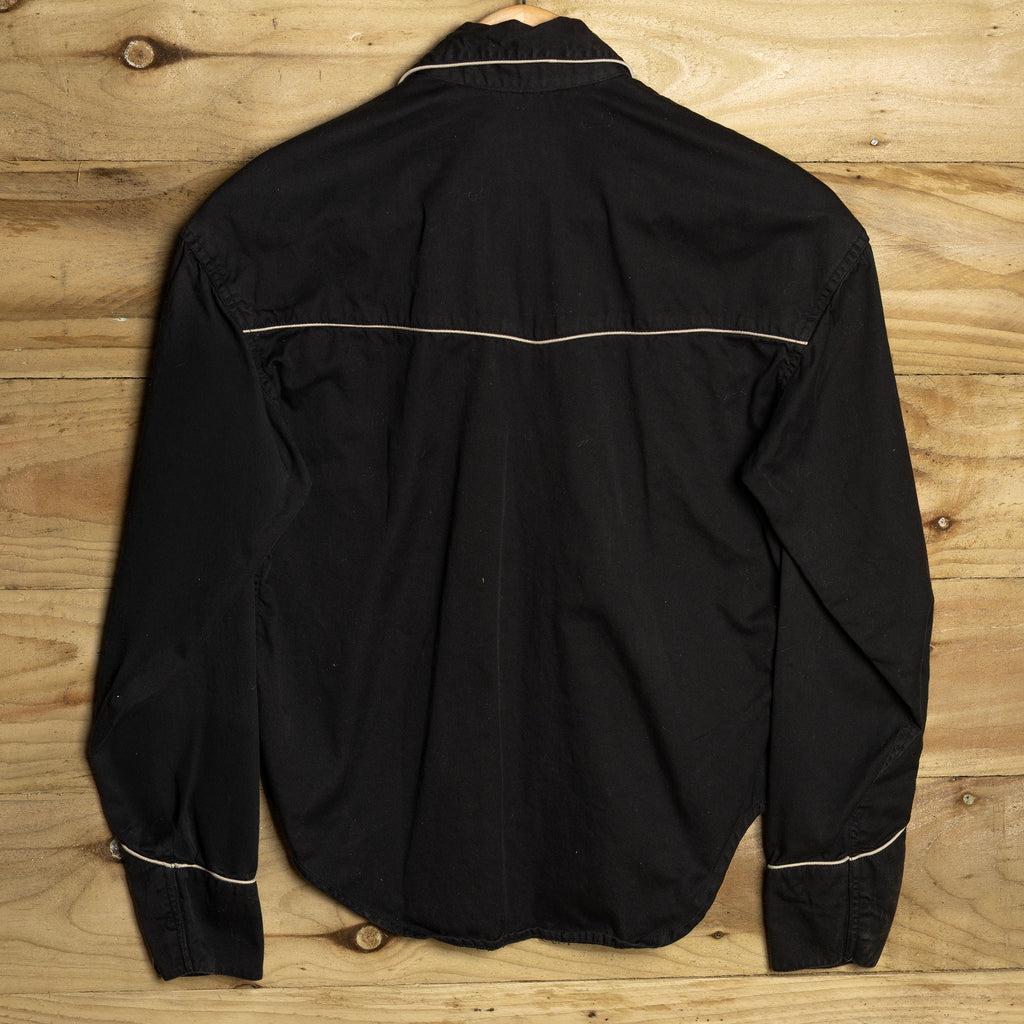 Vintage Rockmount Ranchwear Emboidered Black Womens Western Shirt M
