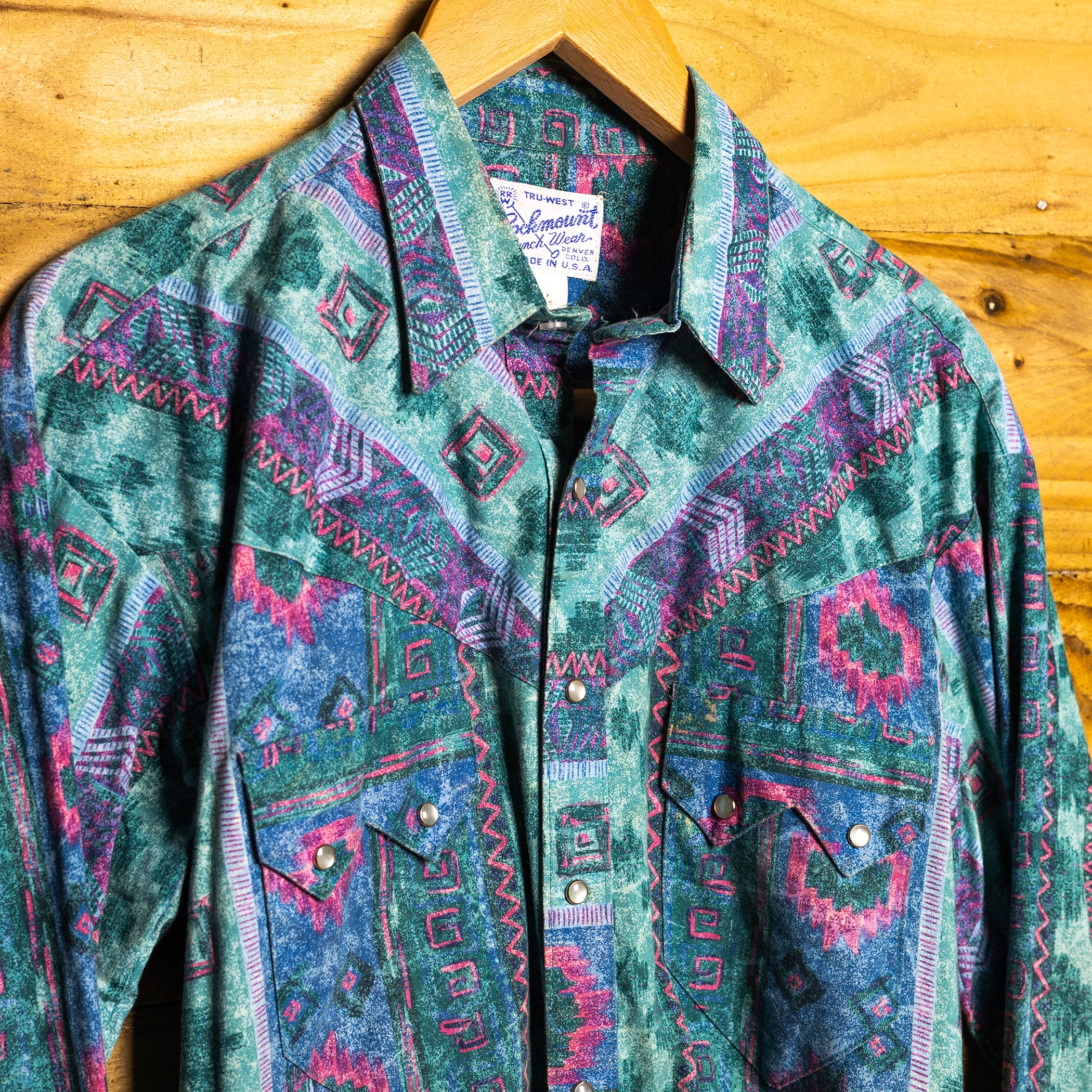 Rockmount Tru-West Cowboy Shirt In Medium