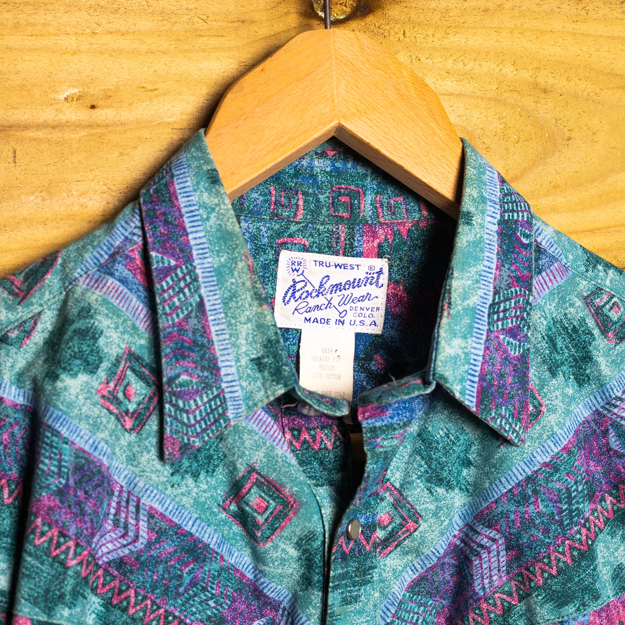 Rockmount Tru-West Cowboy Shirt In Medium