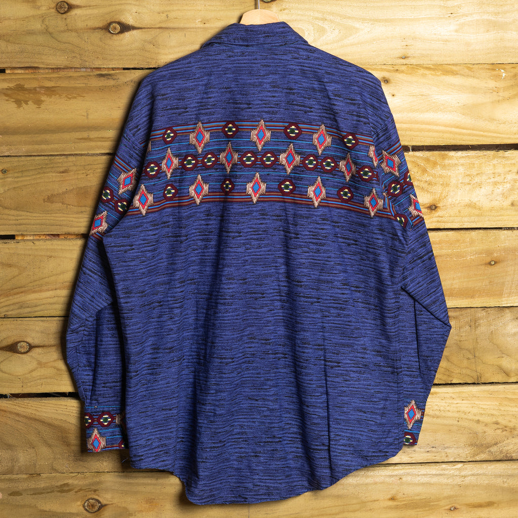 Rockmount Ranch Wear Native American Print Western Shirt – Style 6860 | L