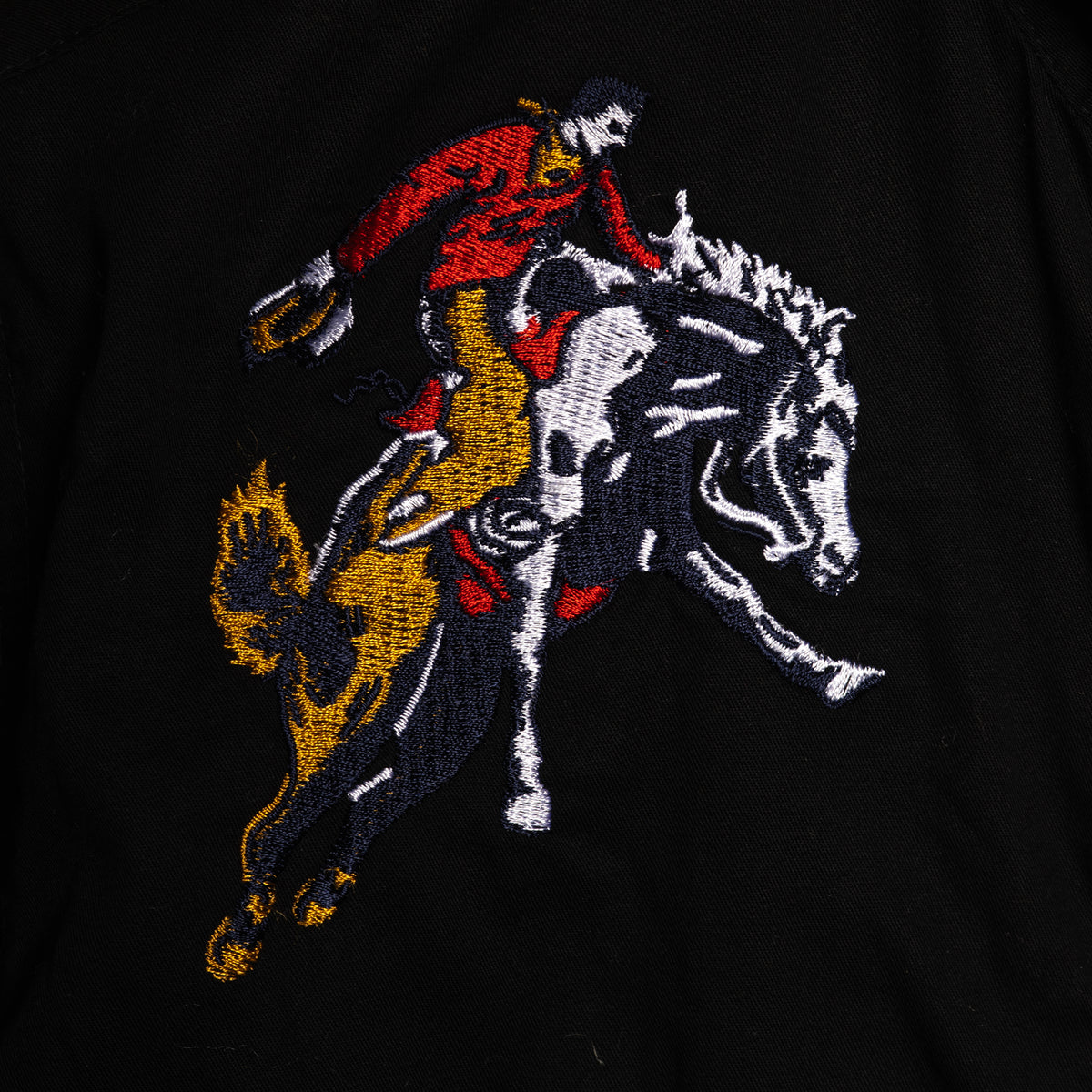 Rockmount Ranch Wear Black Embroidered Women's Western Shirt, S/8-10