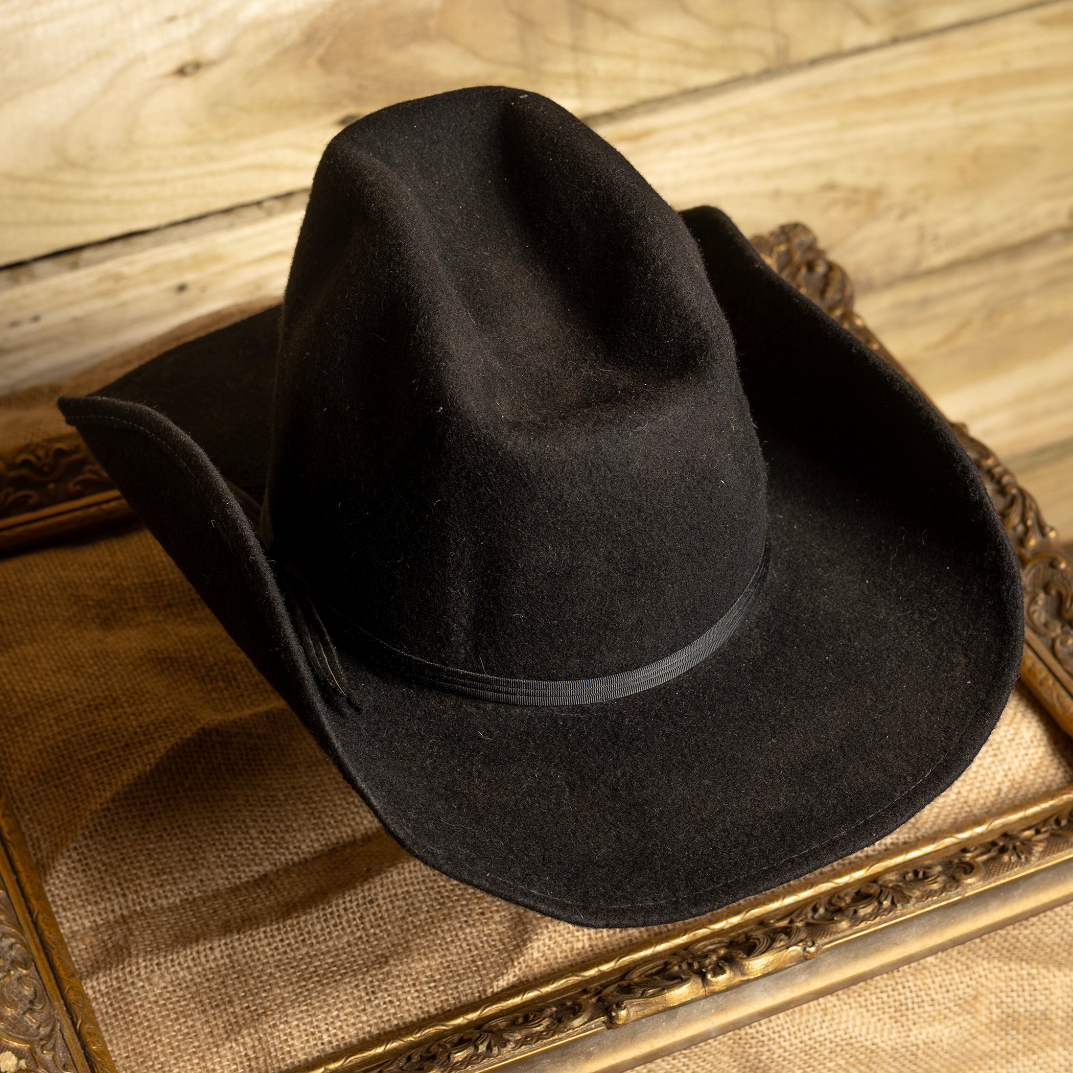 Rockmount Ranch Wear Black Cowboy Hat – Teton Style 3100 (Rim 21.5")