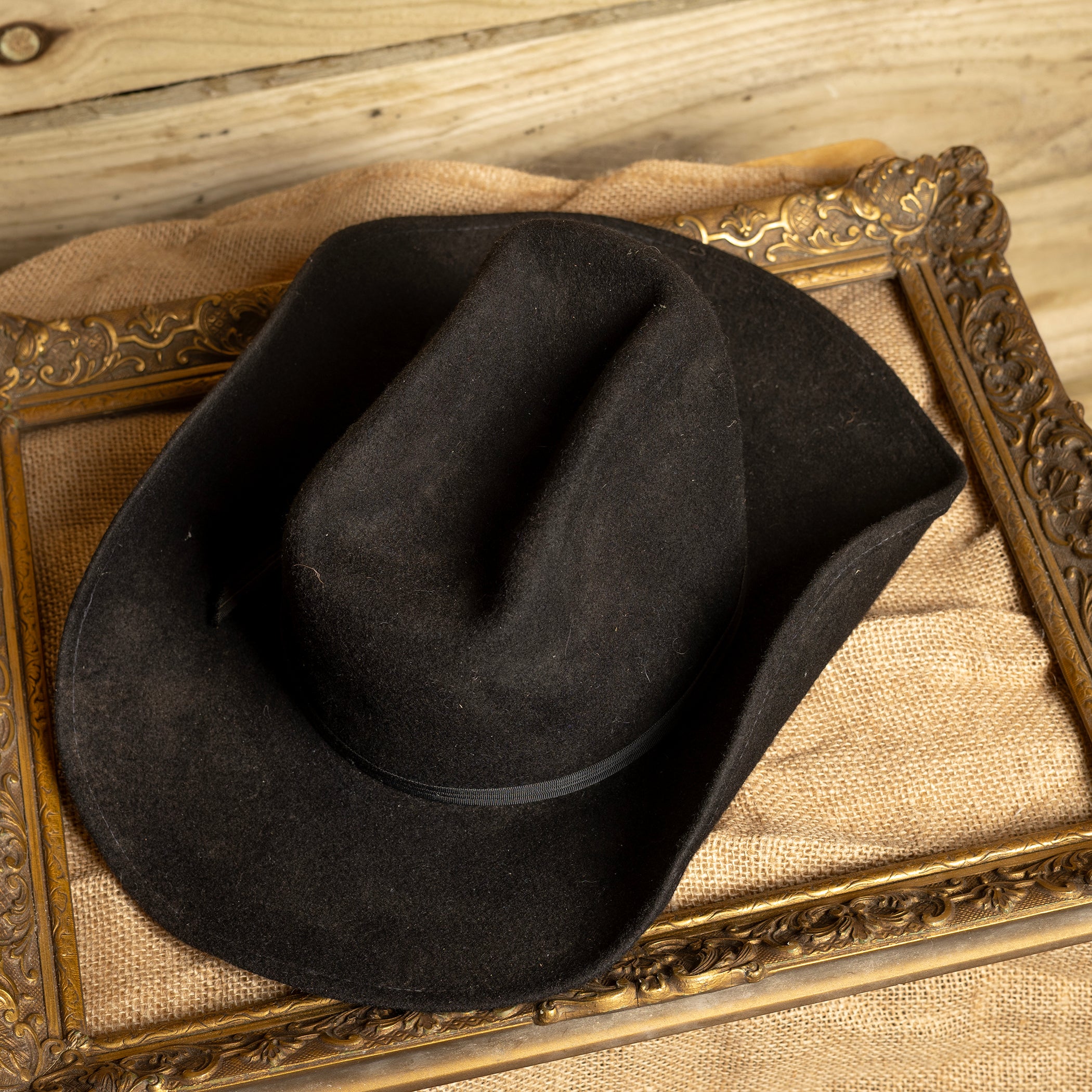Rockmount Ranch Wear Black Cowboy Hat – Teton Style 3100 (Rim 21.5")