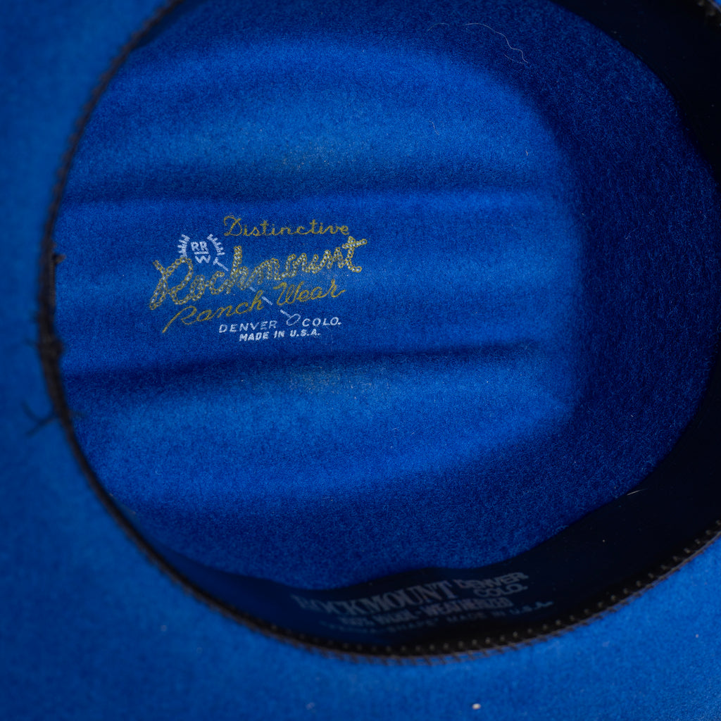 Rockmount Ranch Wear Blue Wool Cowboy Hat - Weatherized - Size 7 1/4