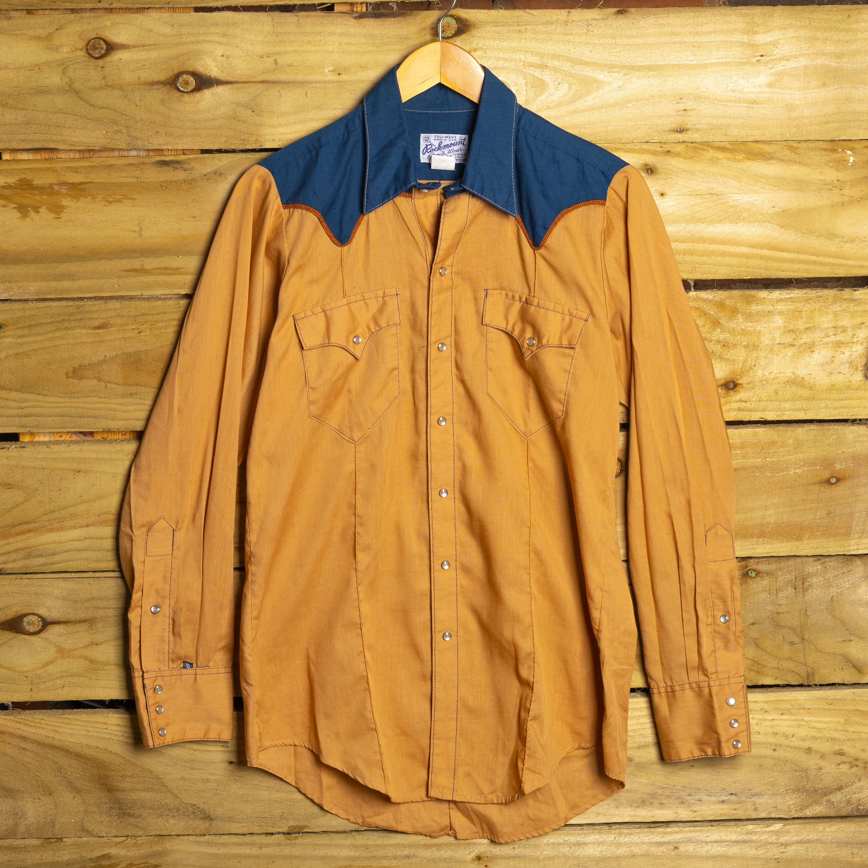 Vintage Rockmount Ranch Wear Eagle Embroidered Western Shirt | Size L