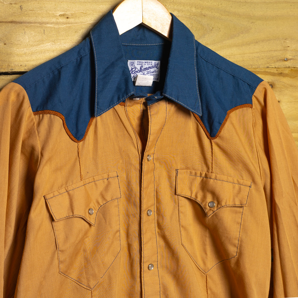Vintage Rockmount Ranch Wear Eagle Embroidered Western Shirt | Size L