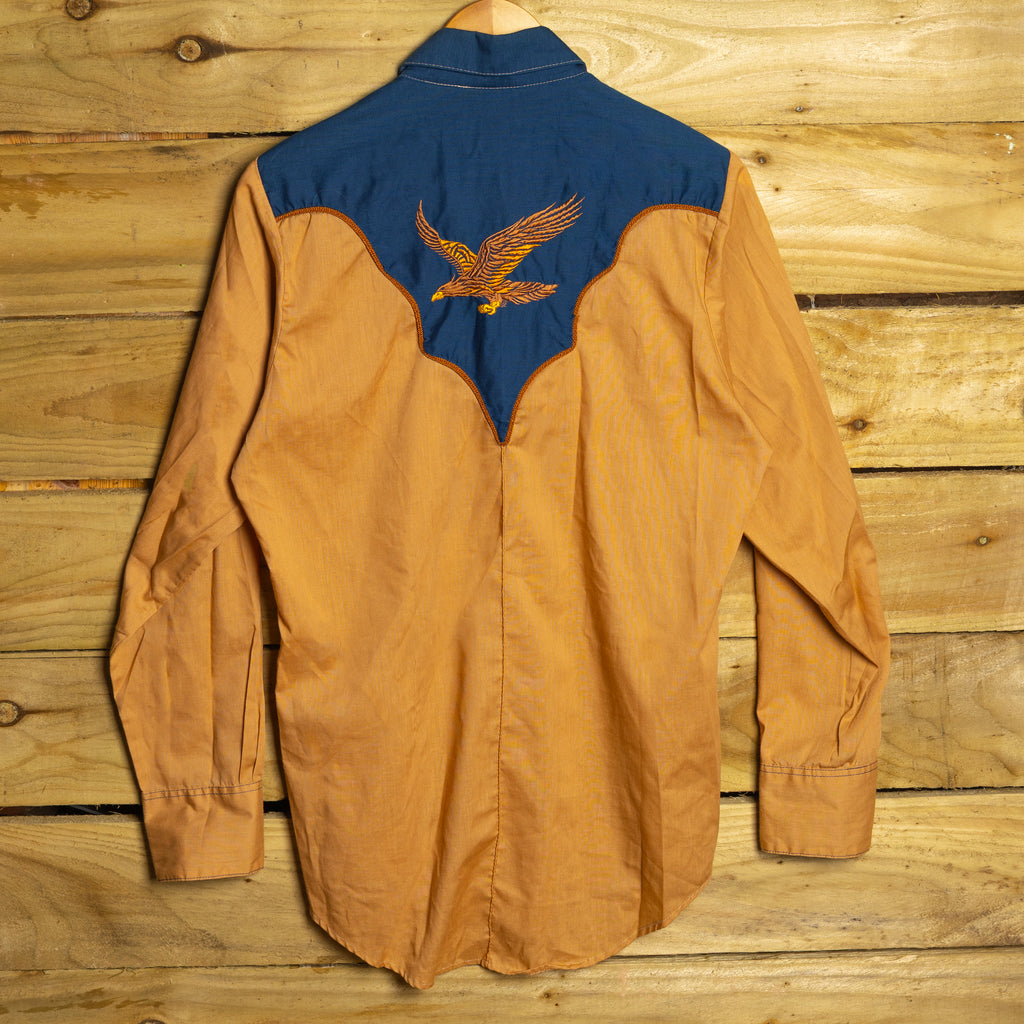 Vintage Rockmount Ranch Wear Eagle Embroidered Western Shirt | Size L
