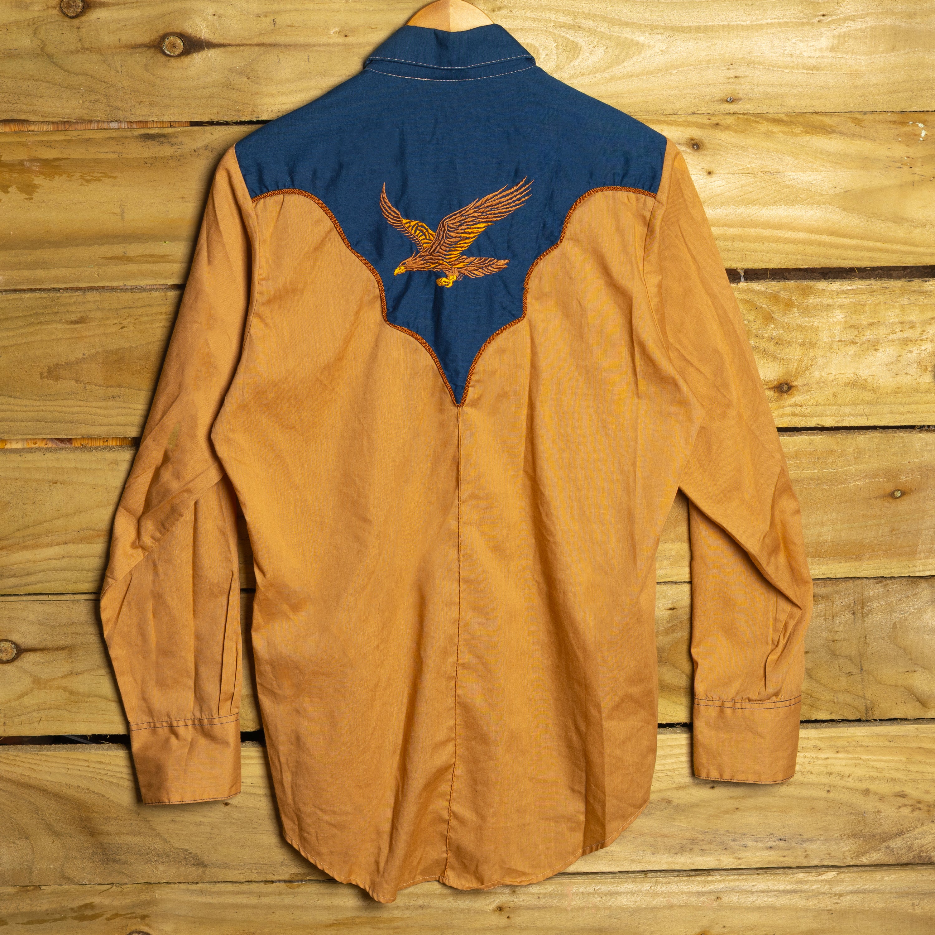 Vintage Rockmount Ranch Wear Eagle Embroidered Western Shirt | Size L