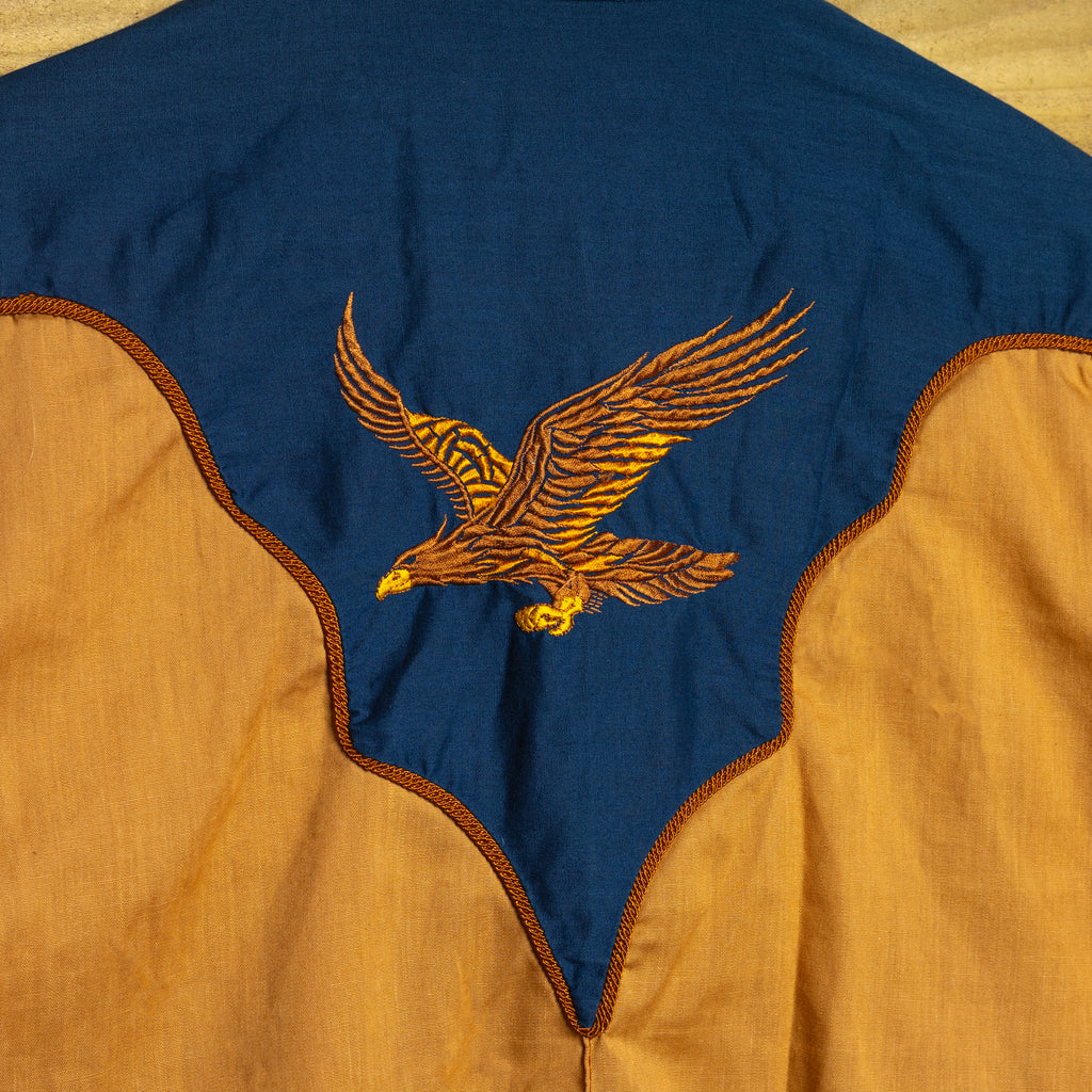 Vintage Rockmount Ranch Wear Eagle Embroidered Western Shirt | Size L