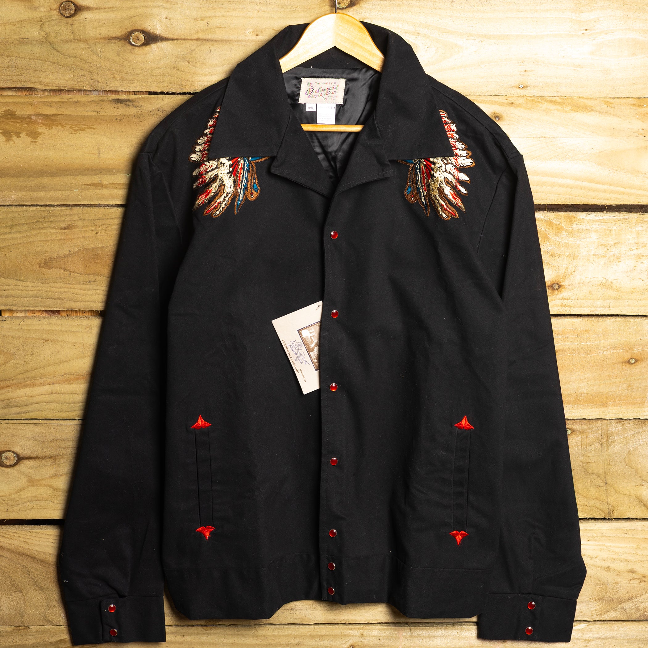 Rockmount Ranch Wear Honkytonk Indian Embroidered Western Jacket – Size XXL (New with Tags)