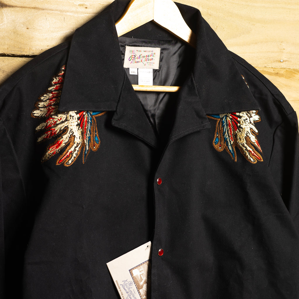 Rockmount Ranch Wear Honkytonk Indian Embroidered Western Jacket – Size XXL (New with Tags)