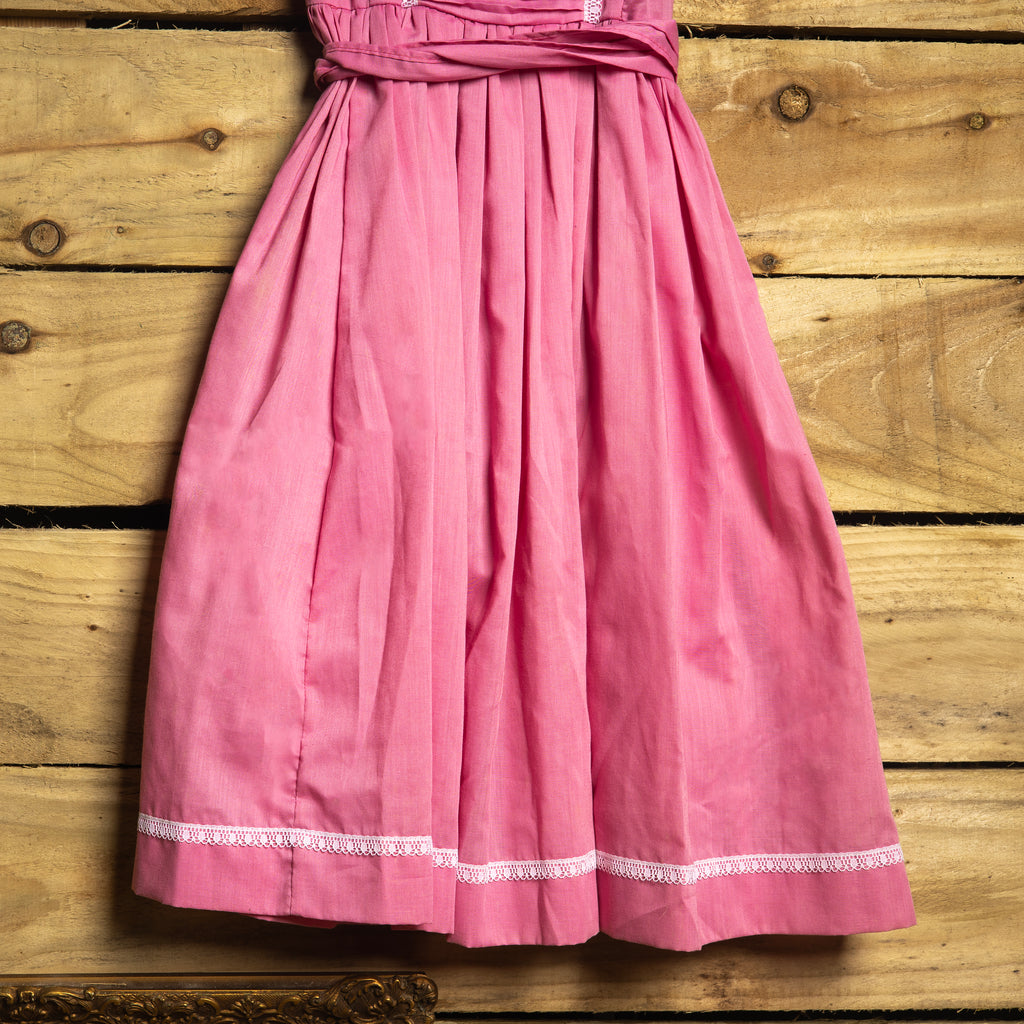 Vintage Rockmount Ranch Wear Pink Western Dance Dress, Size 12