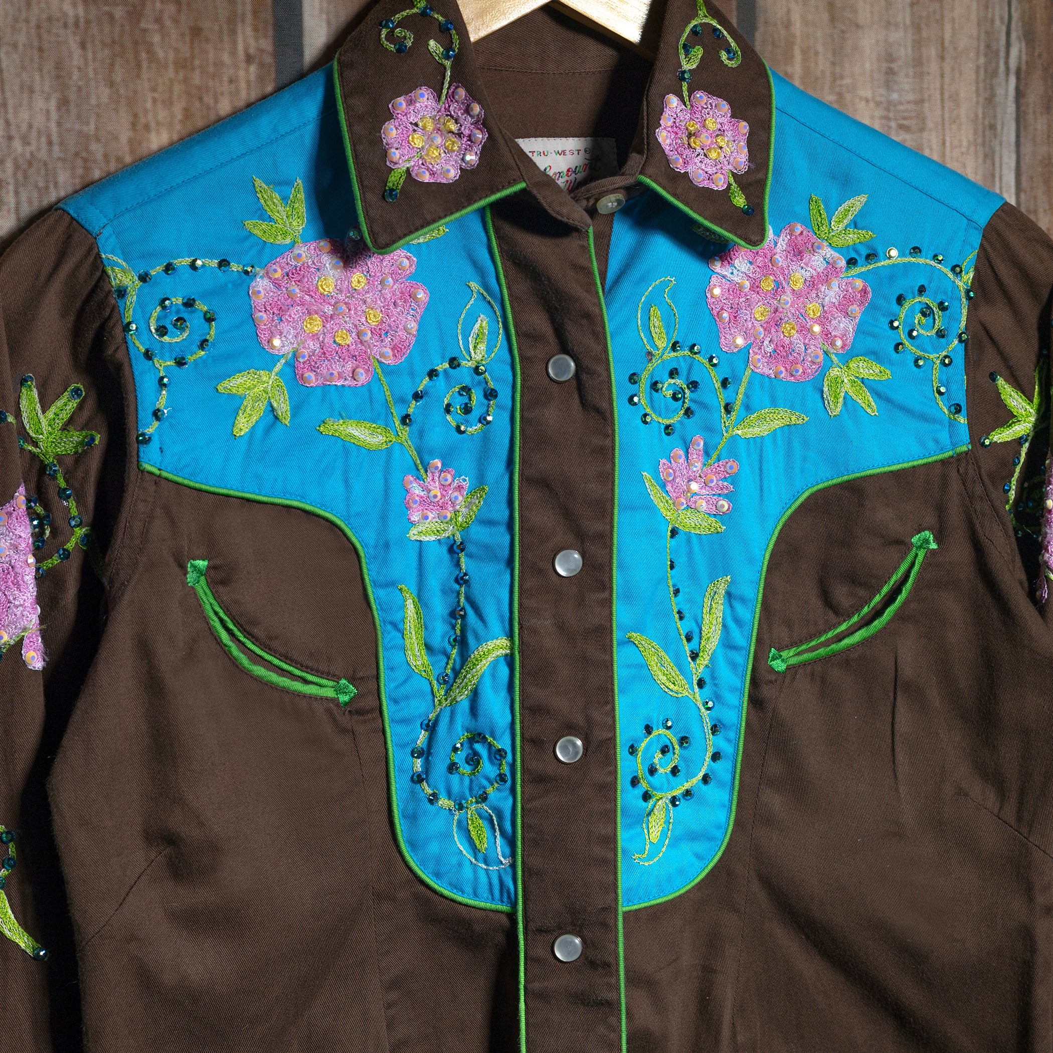 Rockmount Ranch Wear Rhinestone Cotton Western Shirt S