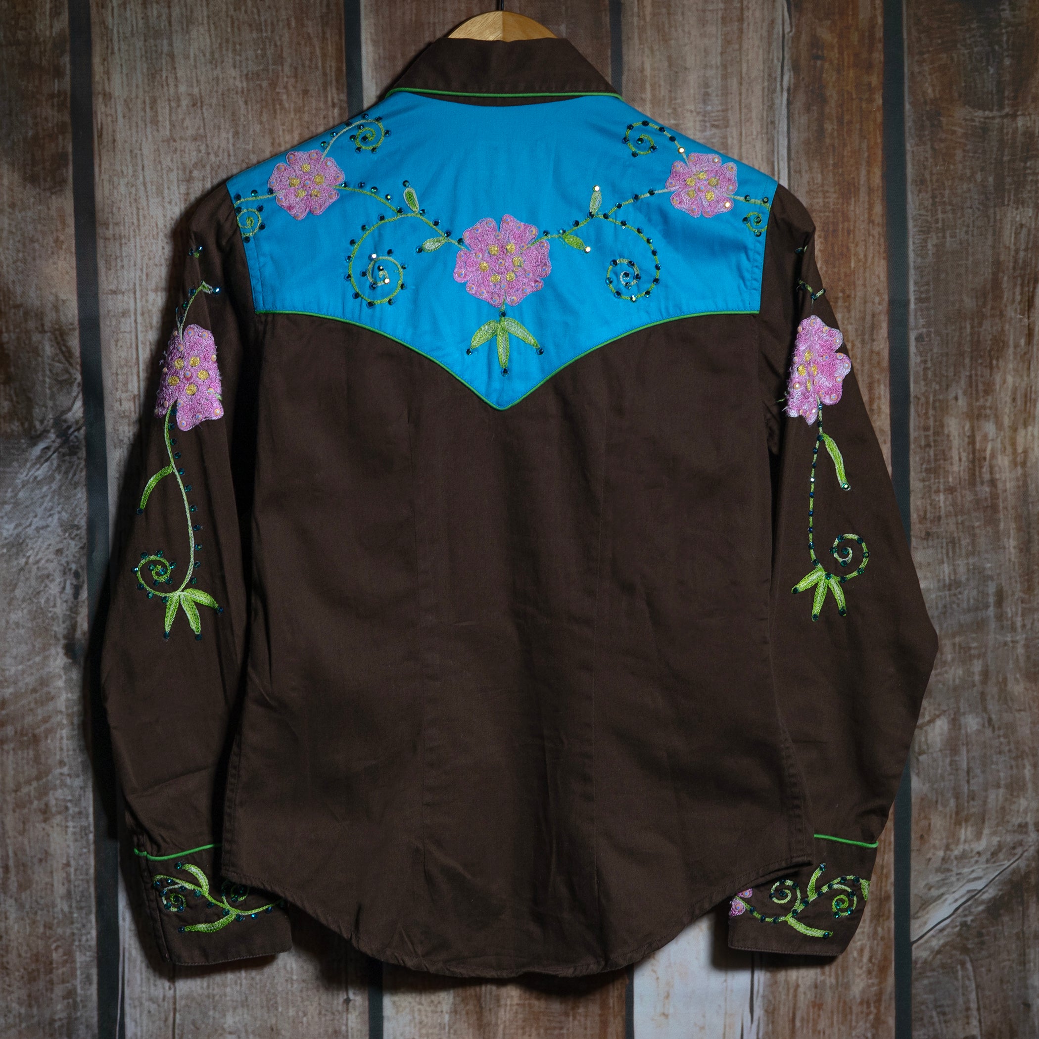 Rockmount Ranch Wear Rhinestone Cotton Western Shirt S