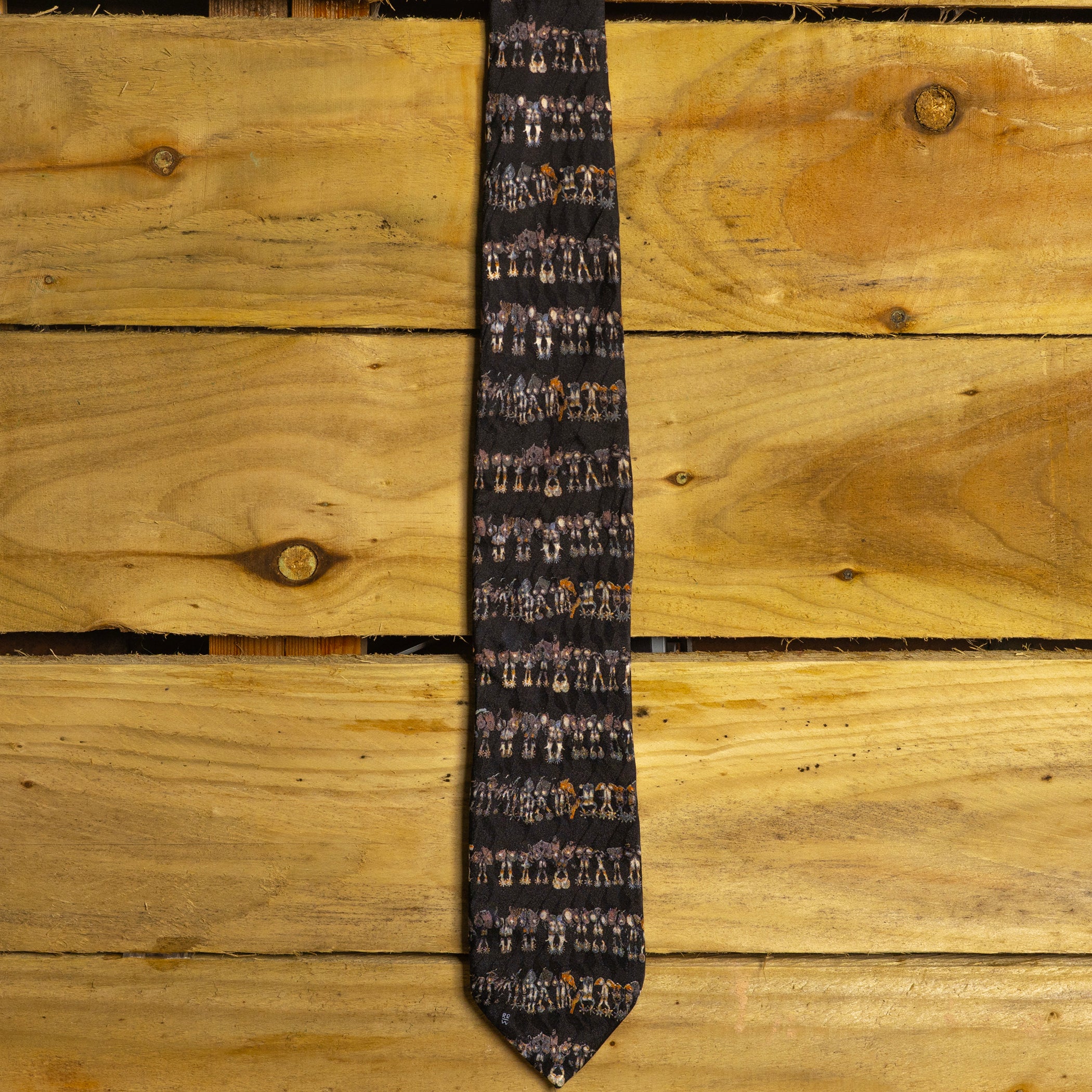 Rockmount Ranch Wear Limited Edition Cowboy Boot & Spurs Print Silk Tie