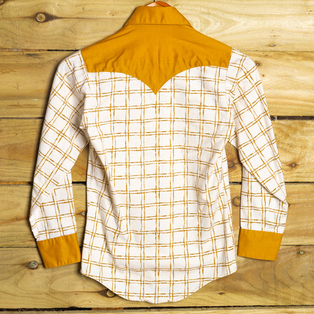 Vintage Rockmount Ranch Wear Boys Western Shirt with Pearl Snaps - Size 12
