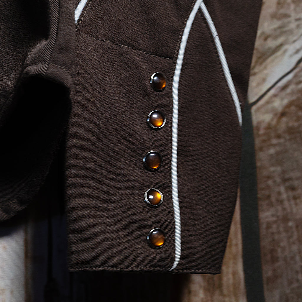 Roper Embroidered Brown Long Sleeve Western Shirt