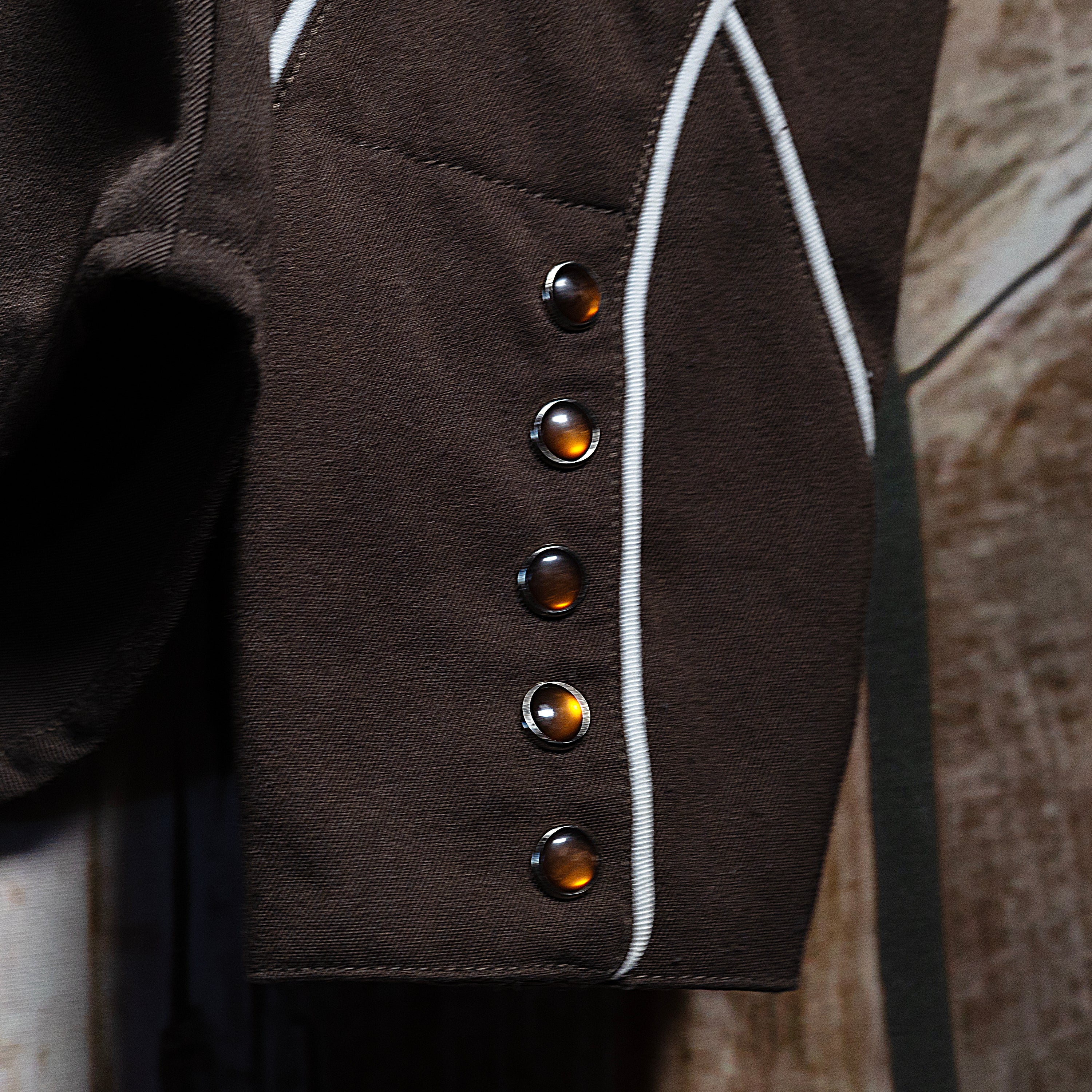Roper Embroidered Brown Long Sleeve Western Shirt