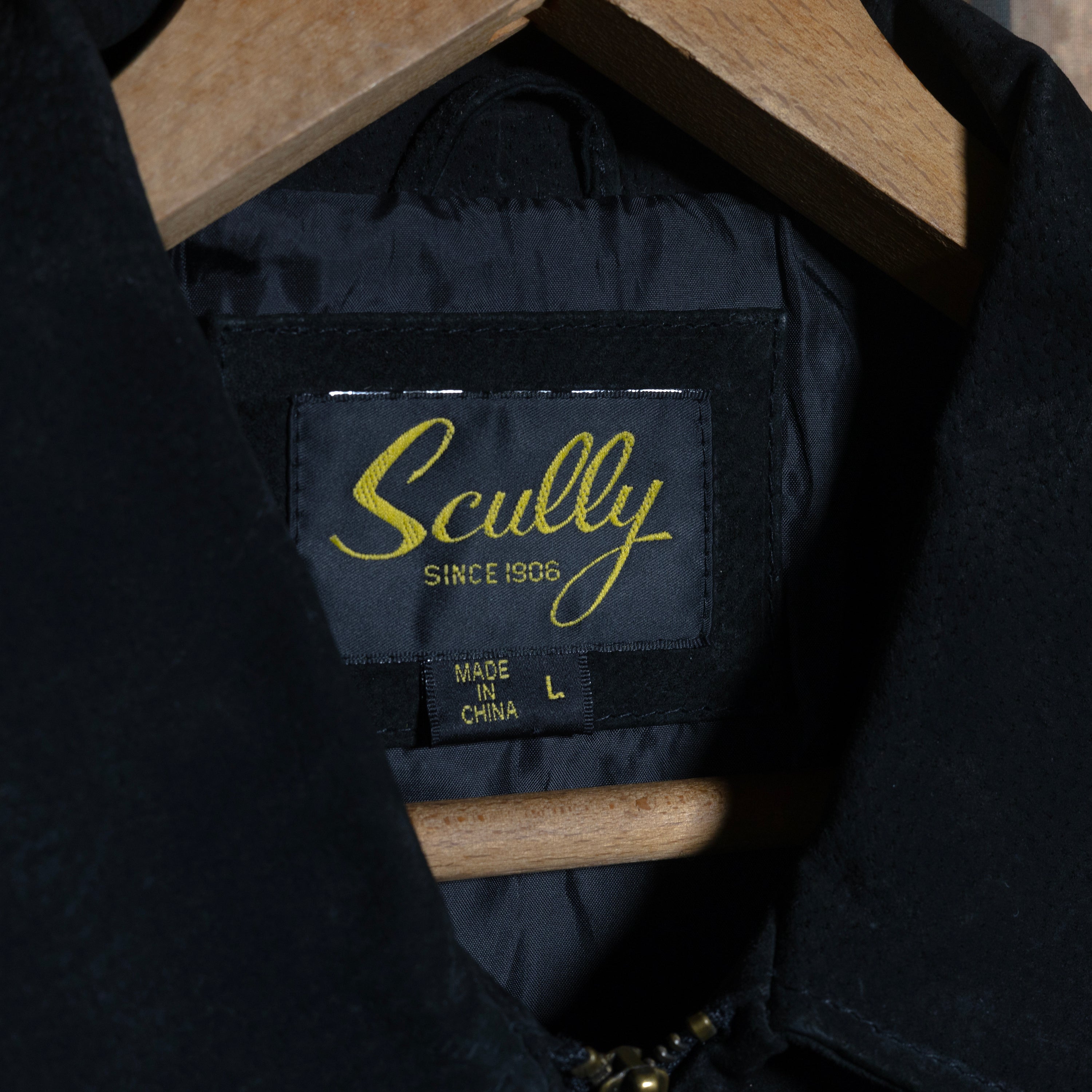 Scully Western Wear Black and Brown Suede Jacket L