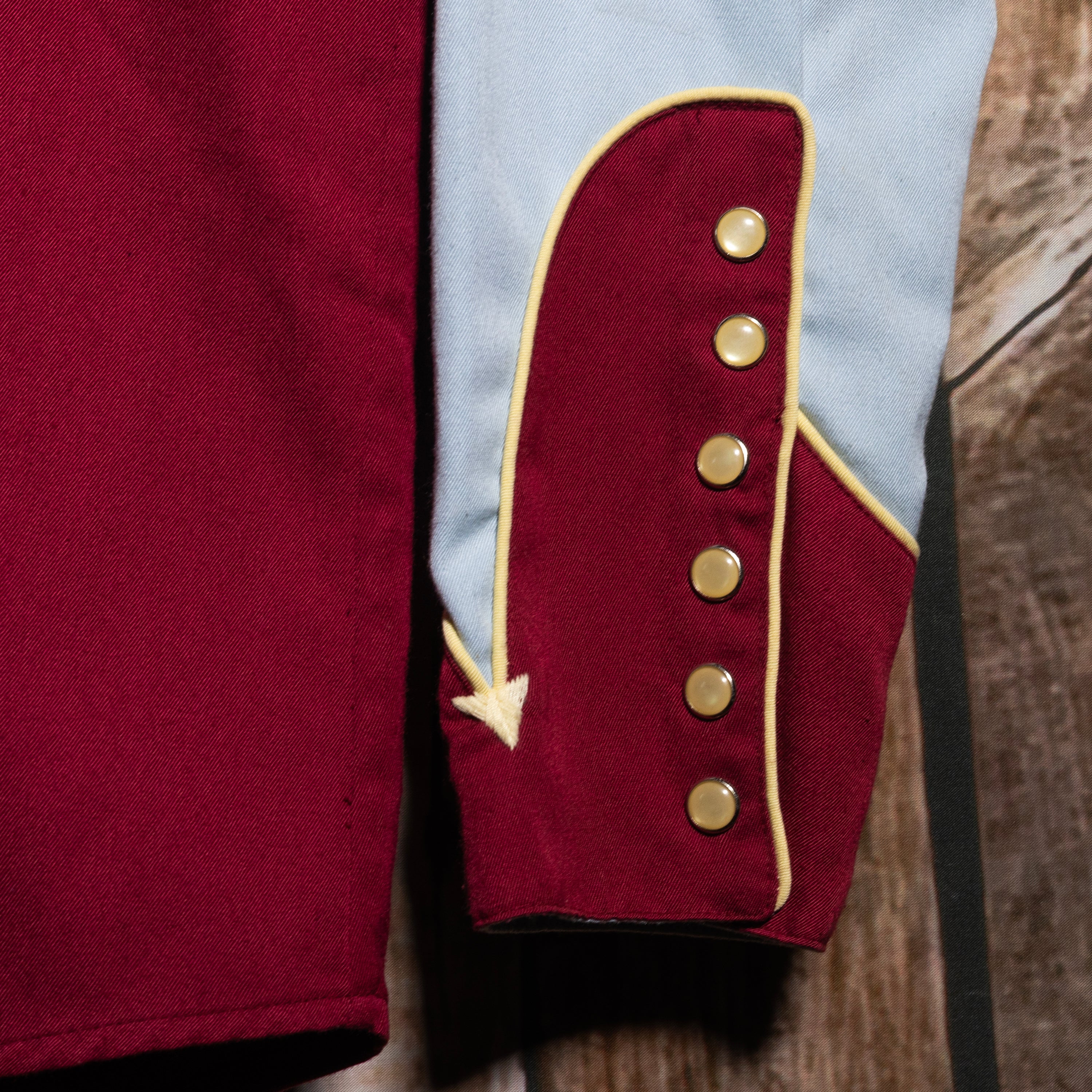 Vintage Scully Western Wear Burgundy and Blue Embroidered Cowboy Shirt