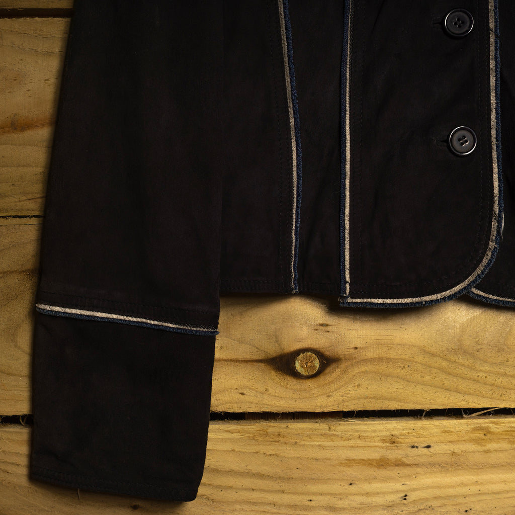 Vintage Scully Black Suede Western Jacket - Women's M (12-14)