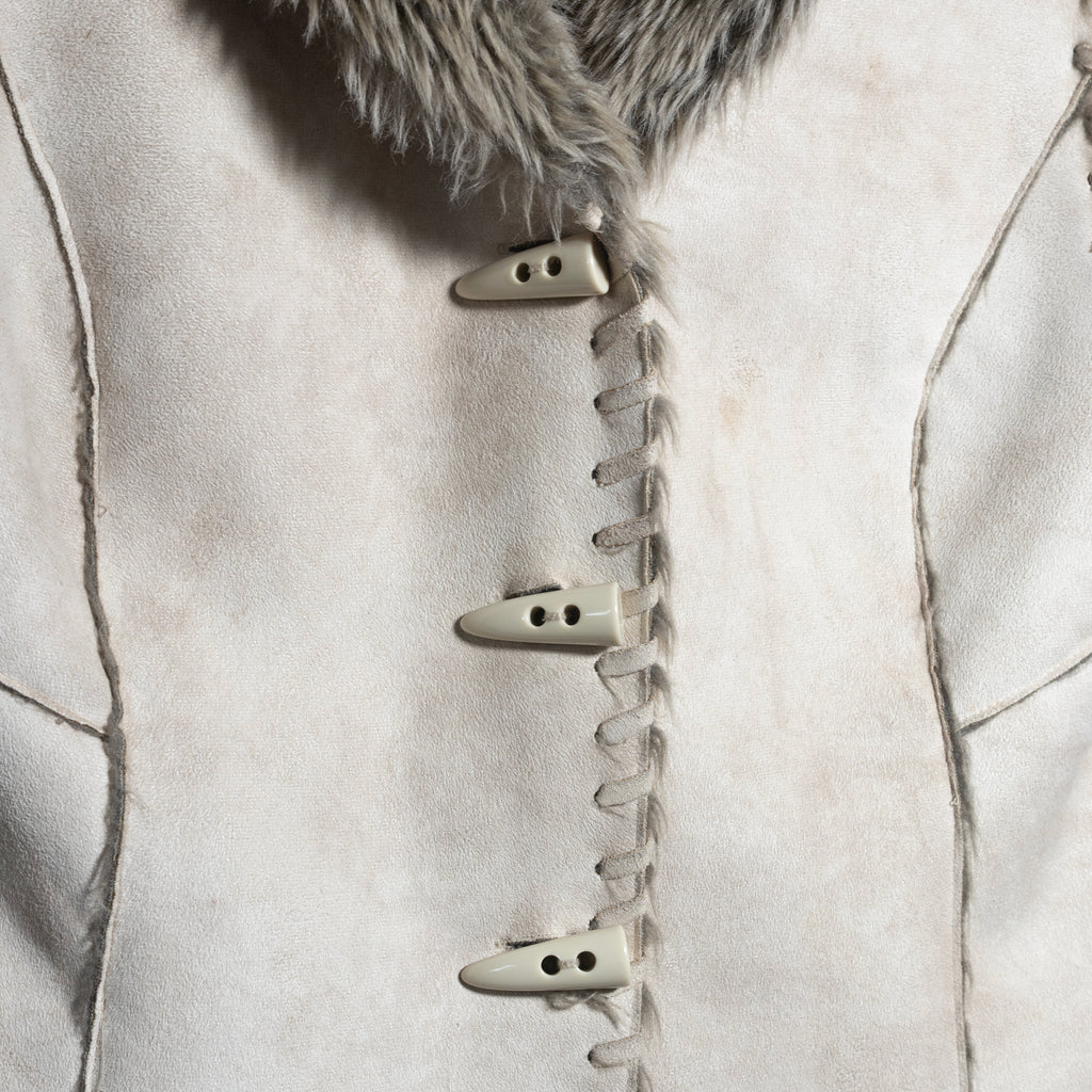 Scully Western Wear Faux Fur and Suede Vest XL/14