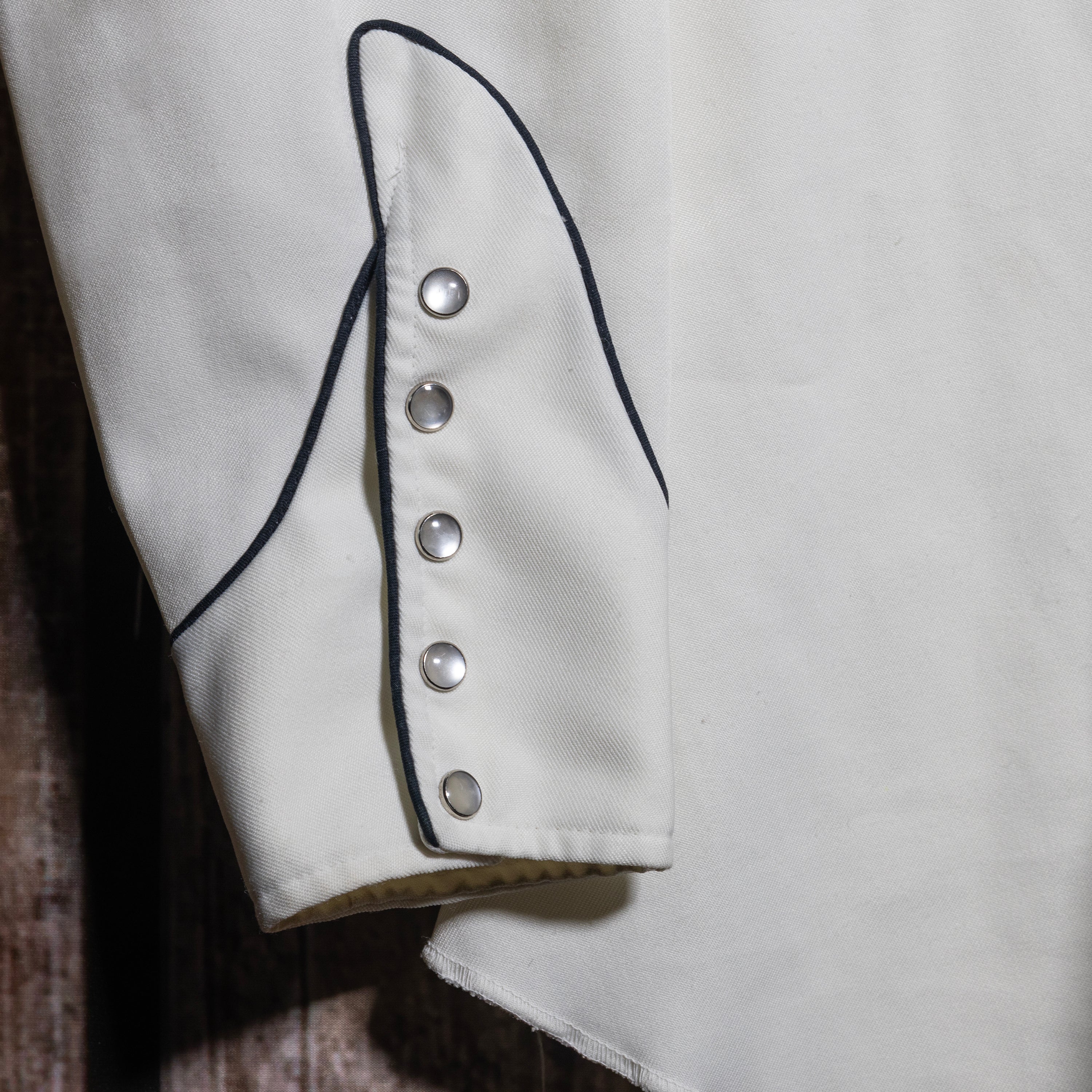 1960/70s Vintage H Bar C California Ranchwear White Embroidered Western Shirt
