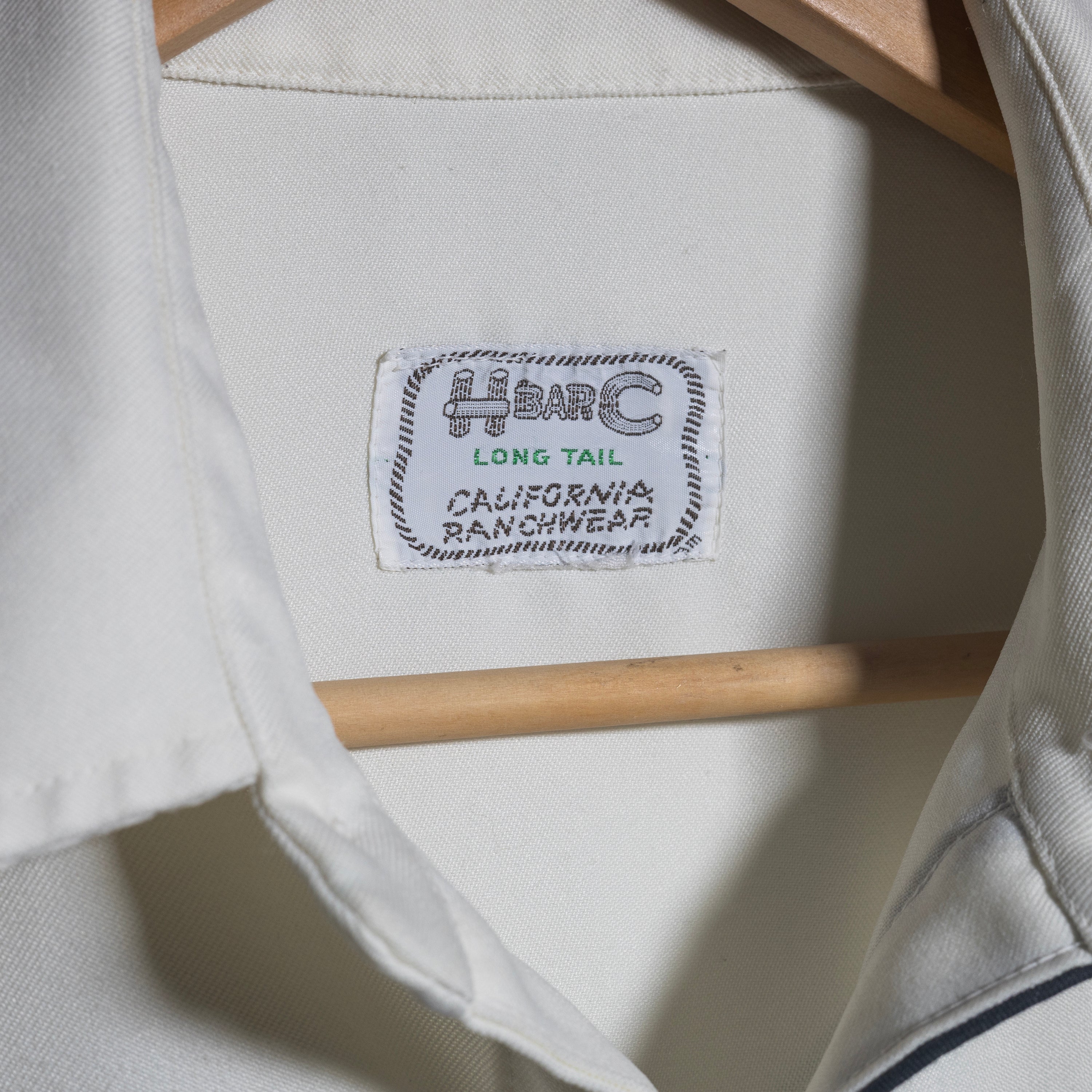 1960/70s Vintage H Bar C California Ranchwear White Embroidered Western Shirt
