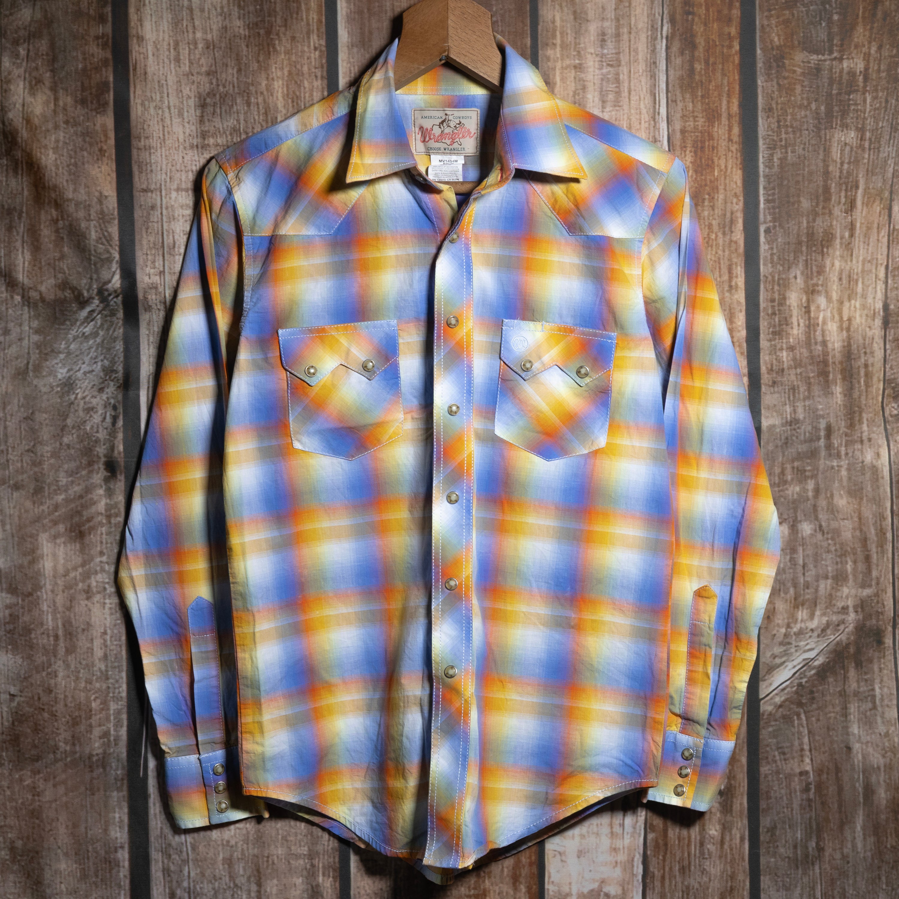 Vintage Wrangler Western Long Sleeve Shirt S