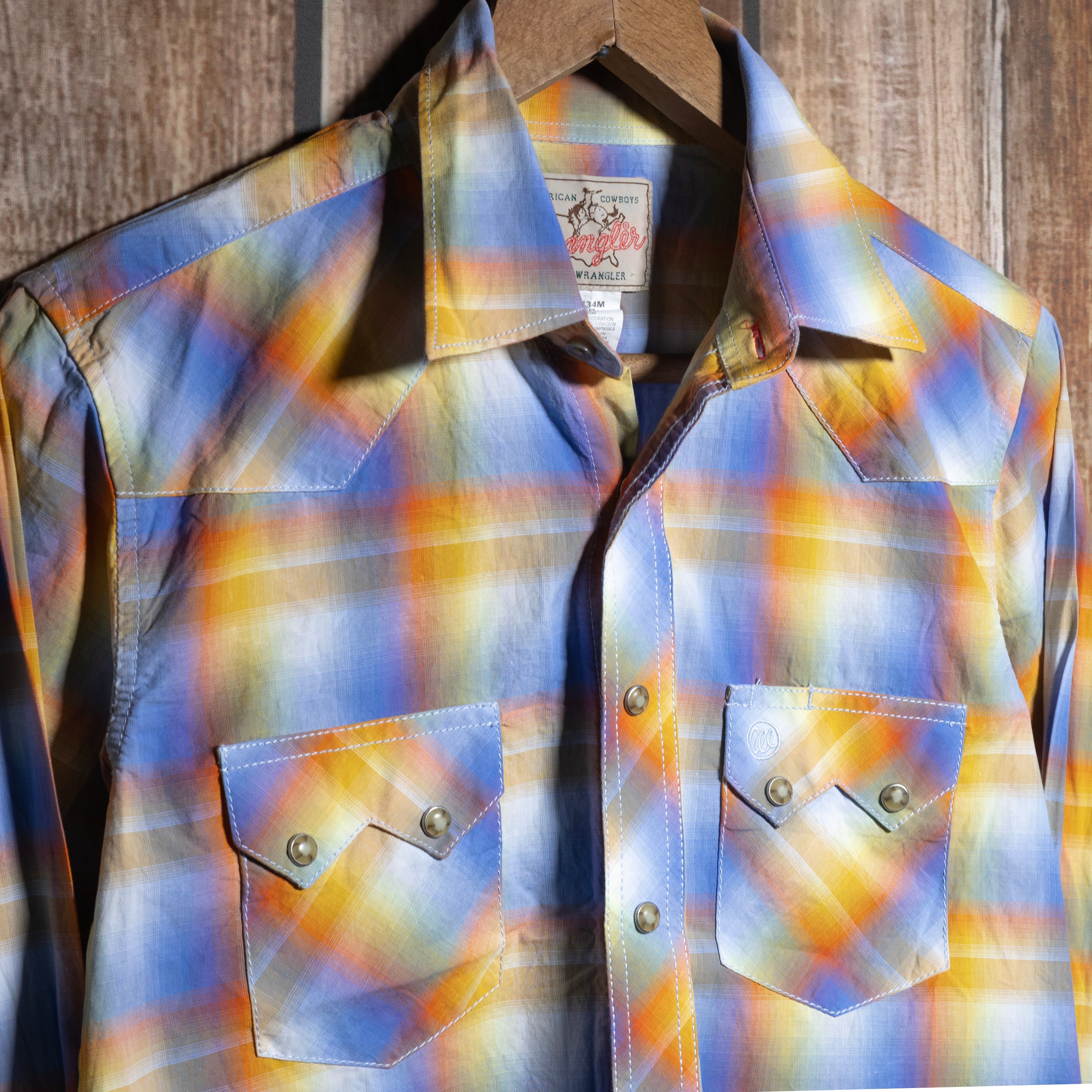 Vintage Wrangler Western Long Sleeve Shirt S