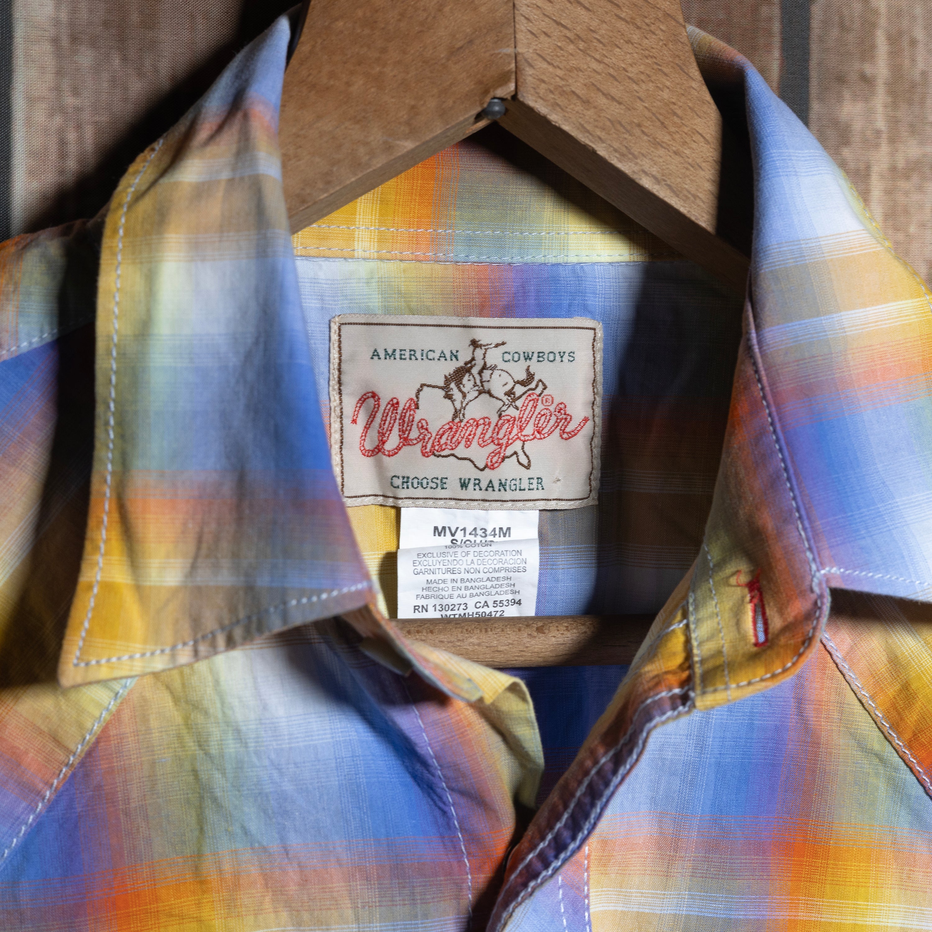 Vintage Wrangler Western Long Sleeve Shirt S