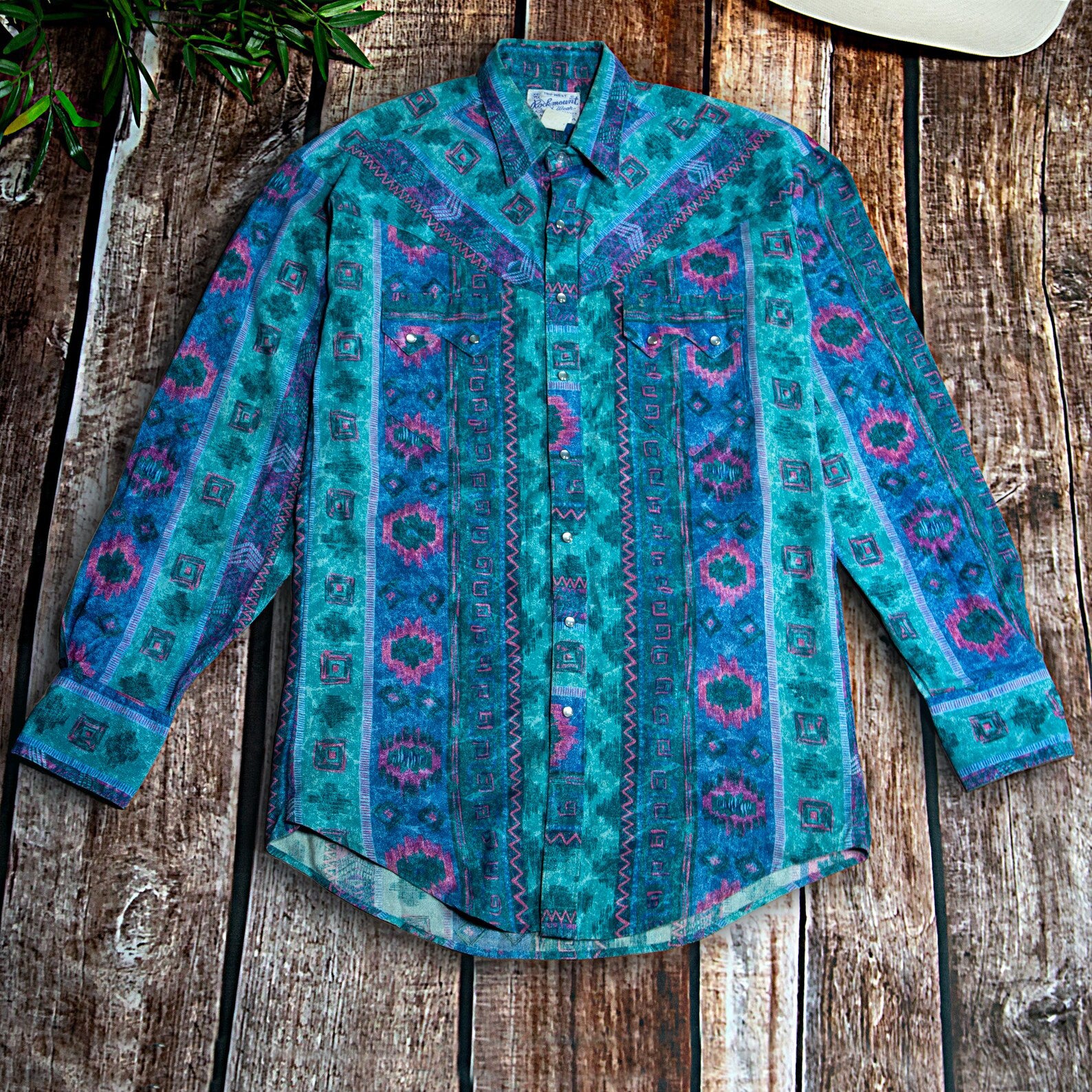 Rockmount Tru-West Cowboy Shirt In Medium