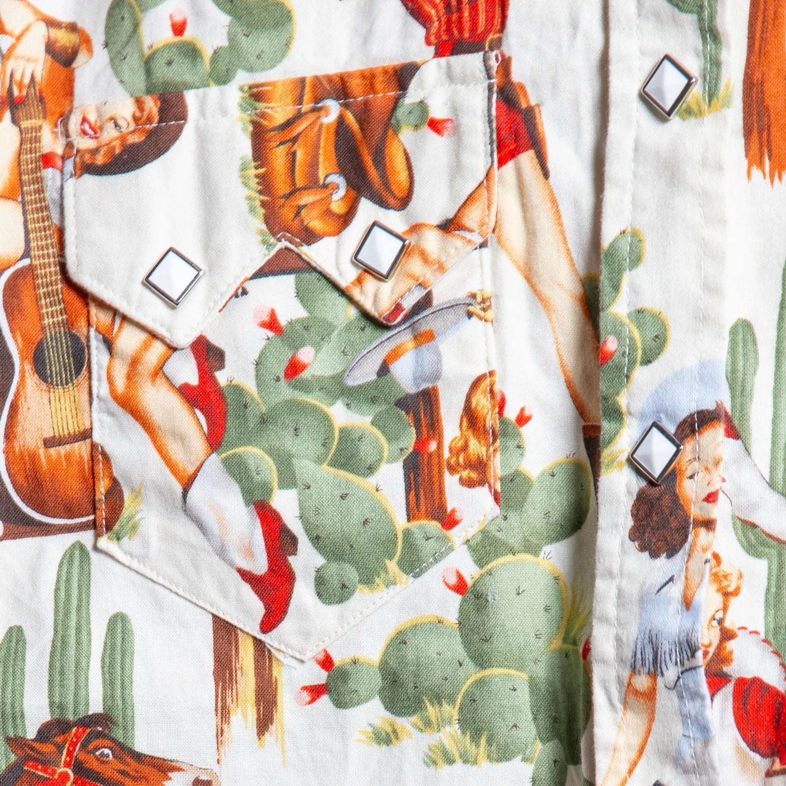 Rockmount Ranch Wear Cowgirl Print Shirt S / 8