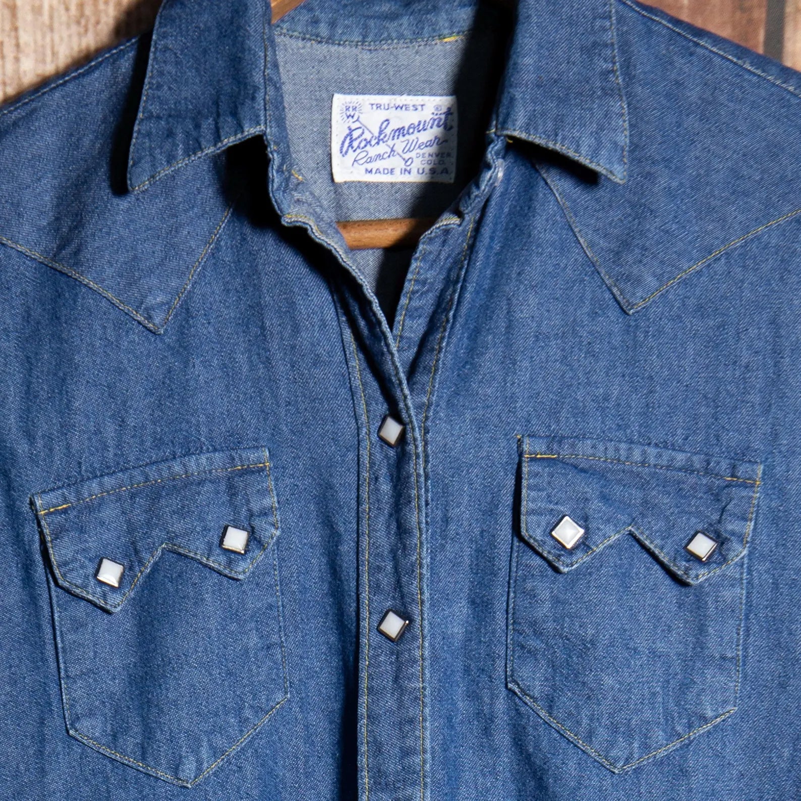 Rockmount Ranch Wear Denim Dress L