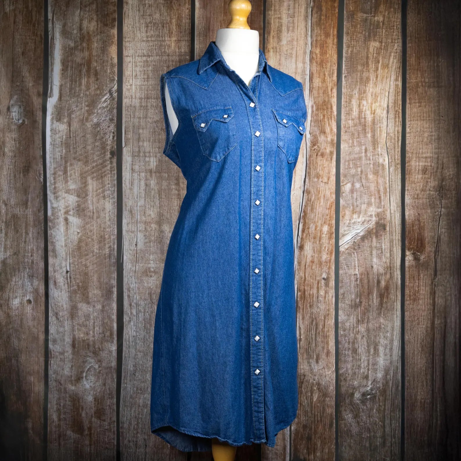 Rockmount Ranch Wear Denim Dress L