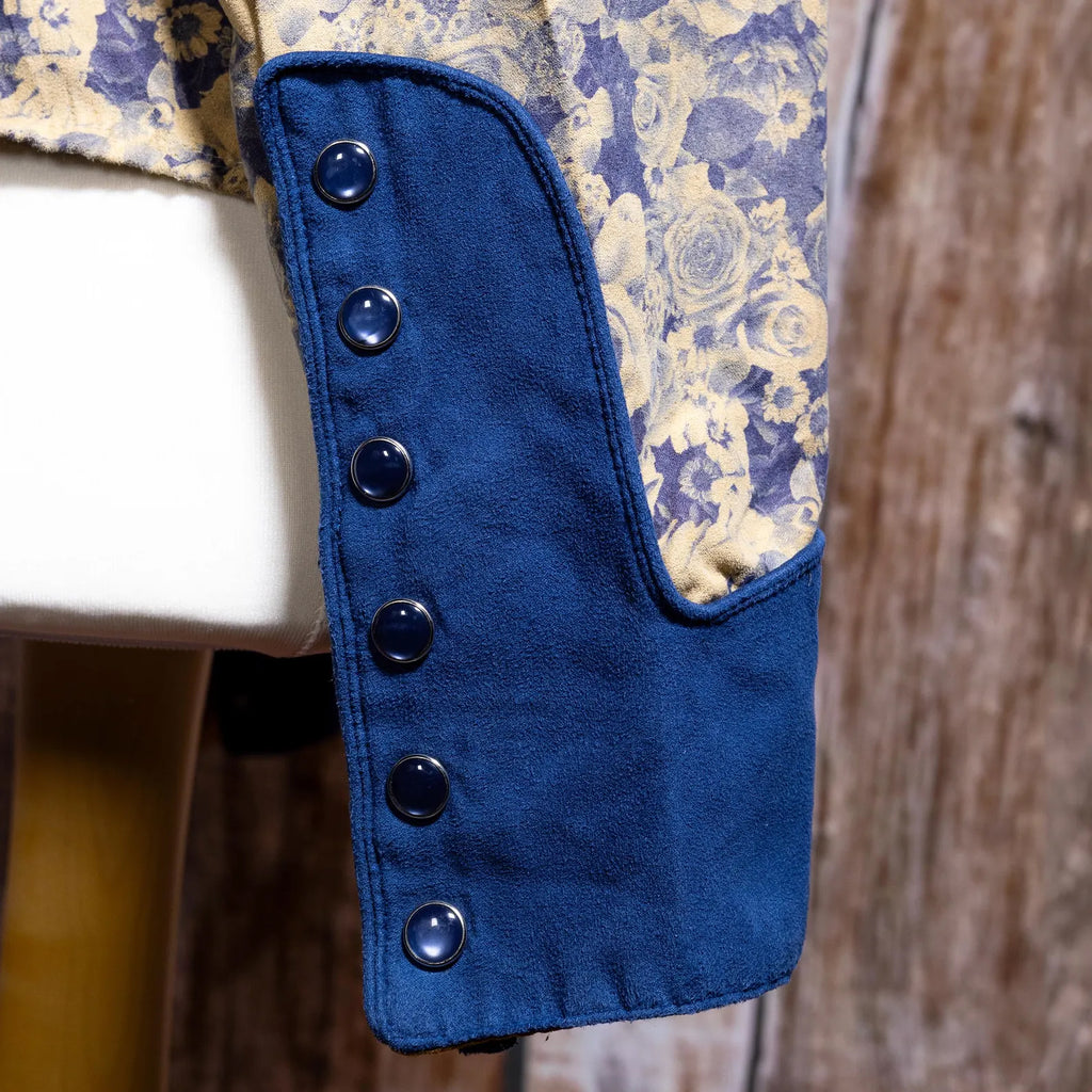 Vintage Scully Flower Print Western Shirt