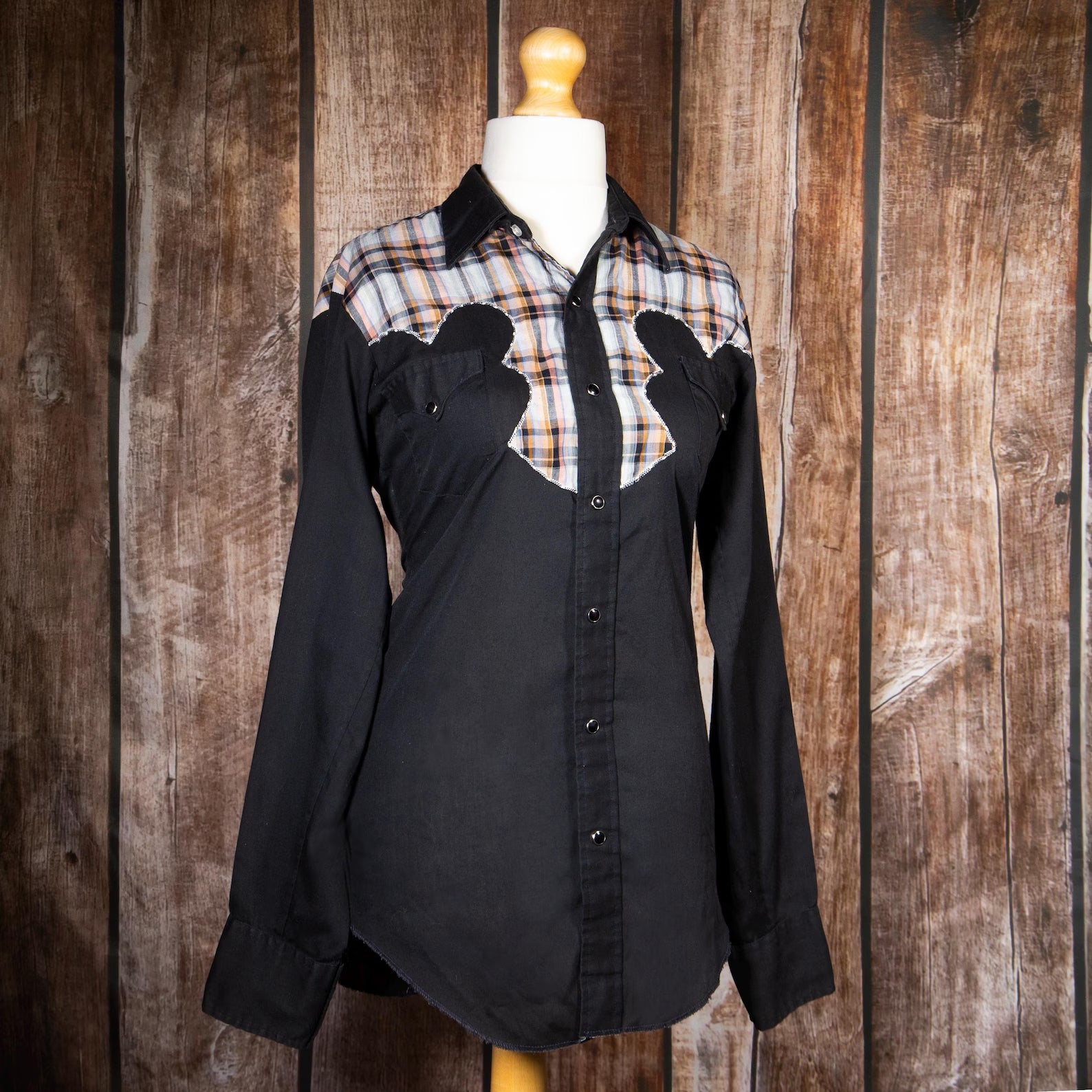 H Bar C California Ranchwear Western Ladies Shirt M / 10