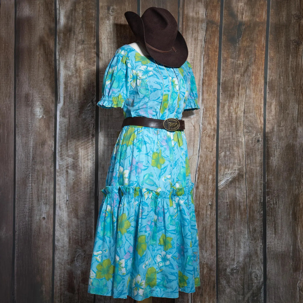 Vintage 1950s H Bar C Ranchwear Western Country Dress L/12