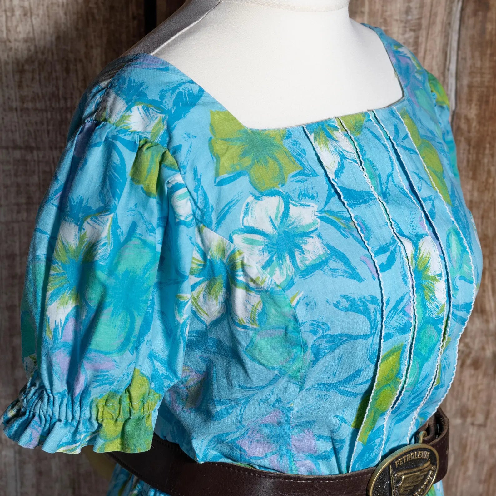 Vintage 1950s H Bar C Ranchwear Western Country Dress L/12