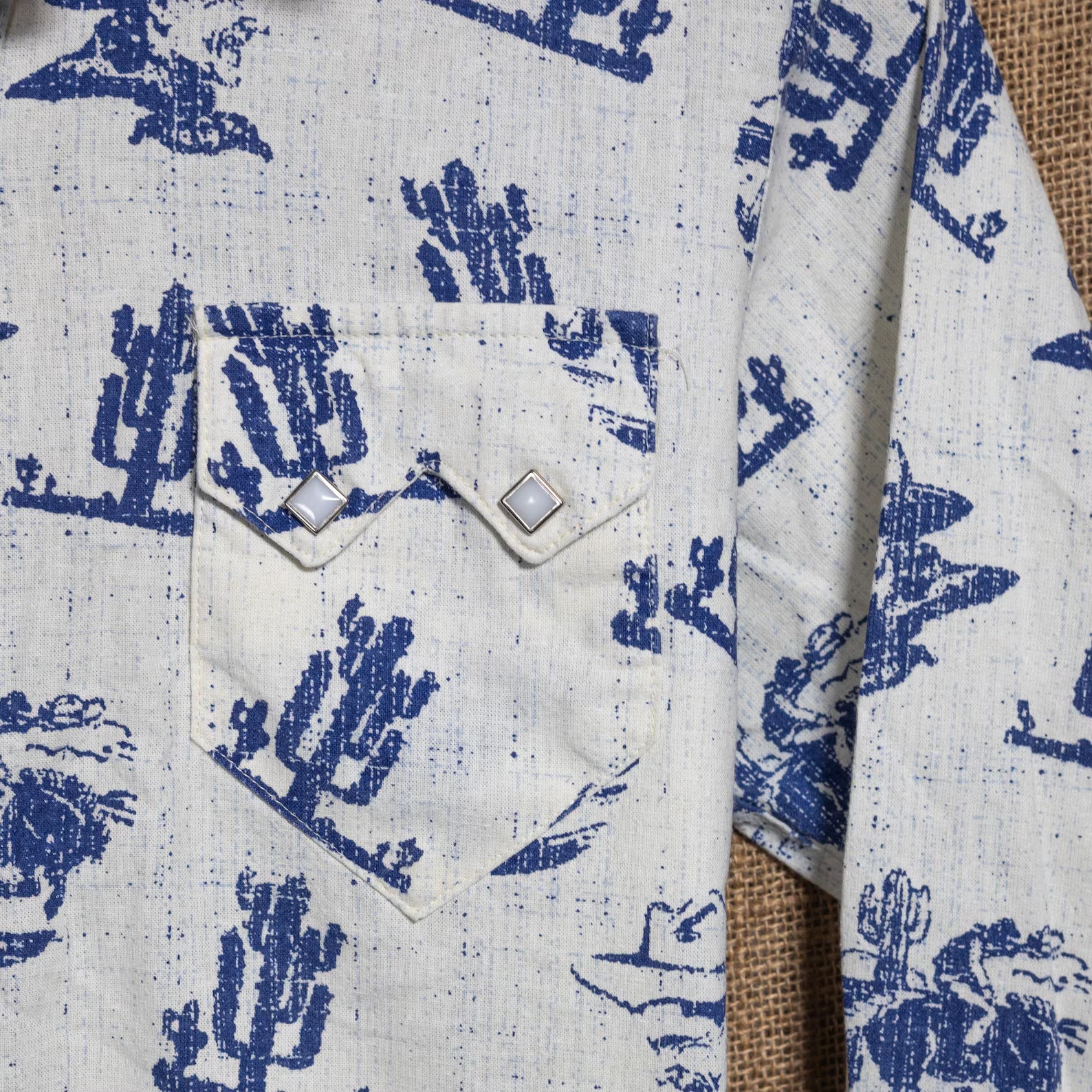 Vintage Rockmount Ranchwear Cowboy and Cactus Western Shirt