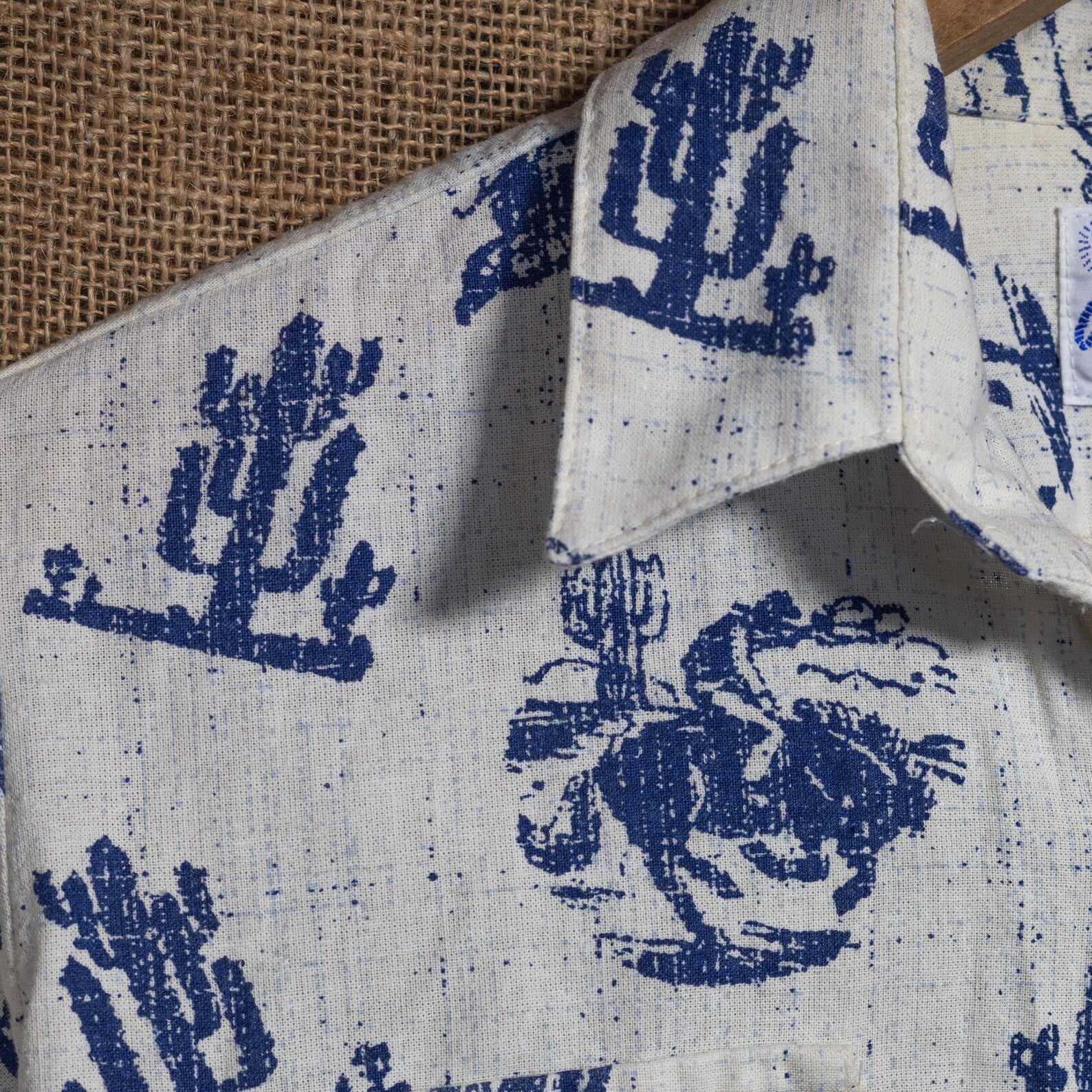 Vintage Rockmount Ranchwear Cowboy and Cactus Western Shirt