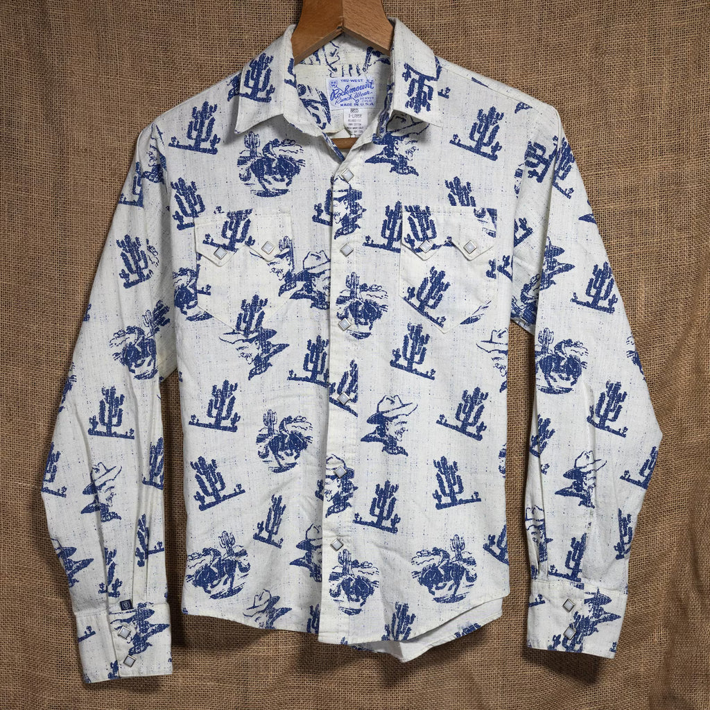 Vintage Rockmount Ranchwear Cowboy and Cactus Western Shirt