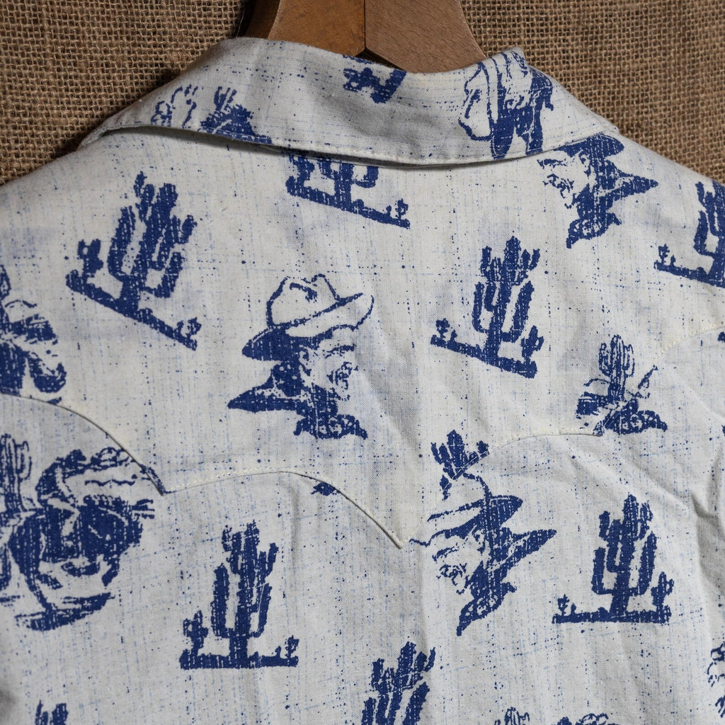 Vintage Rockmount Ranchwear Cowboy and Cactus Western Shirt