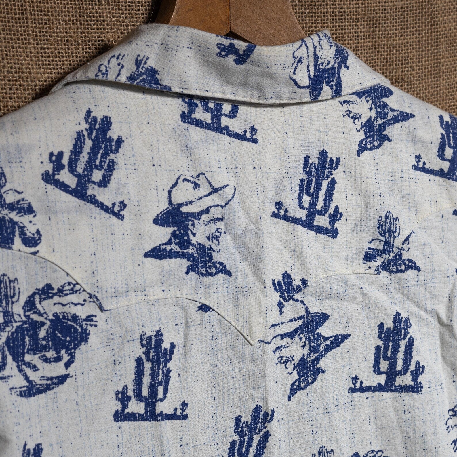 Vintage Rockmount Ranchwear Cowboy and Cactus Western Shirt