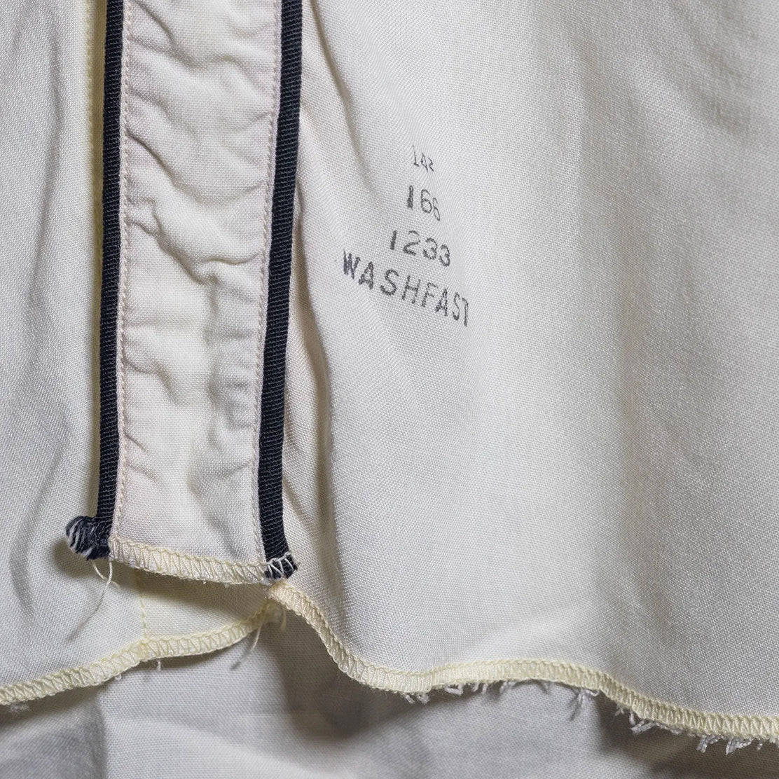 Vintage 1950s Miller Western Wear Embroidered Cream Rayon Western Shirt