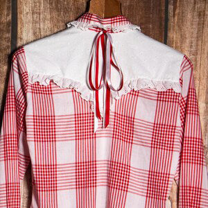 Rockmount Ranch Wear Red and White Shirt M/10
